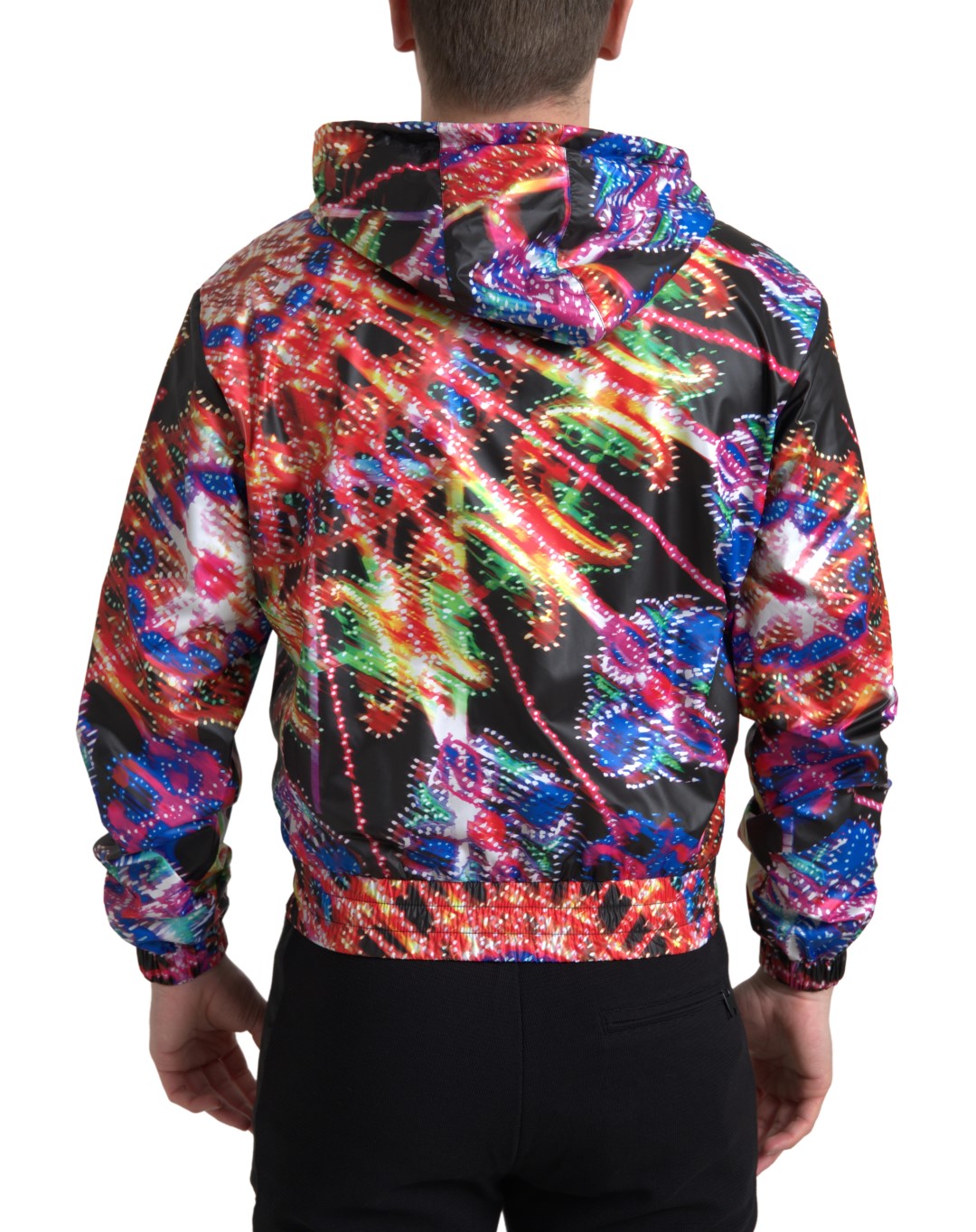 Dolce & Gabbana Multicolor Hooded Sweatshirt Sweater Dolce & Gabbana