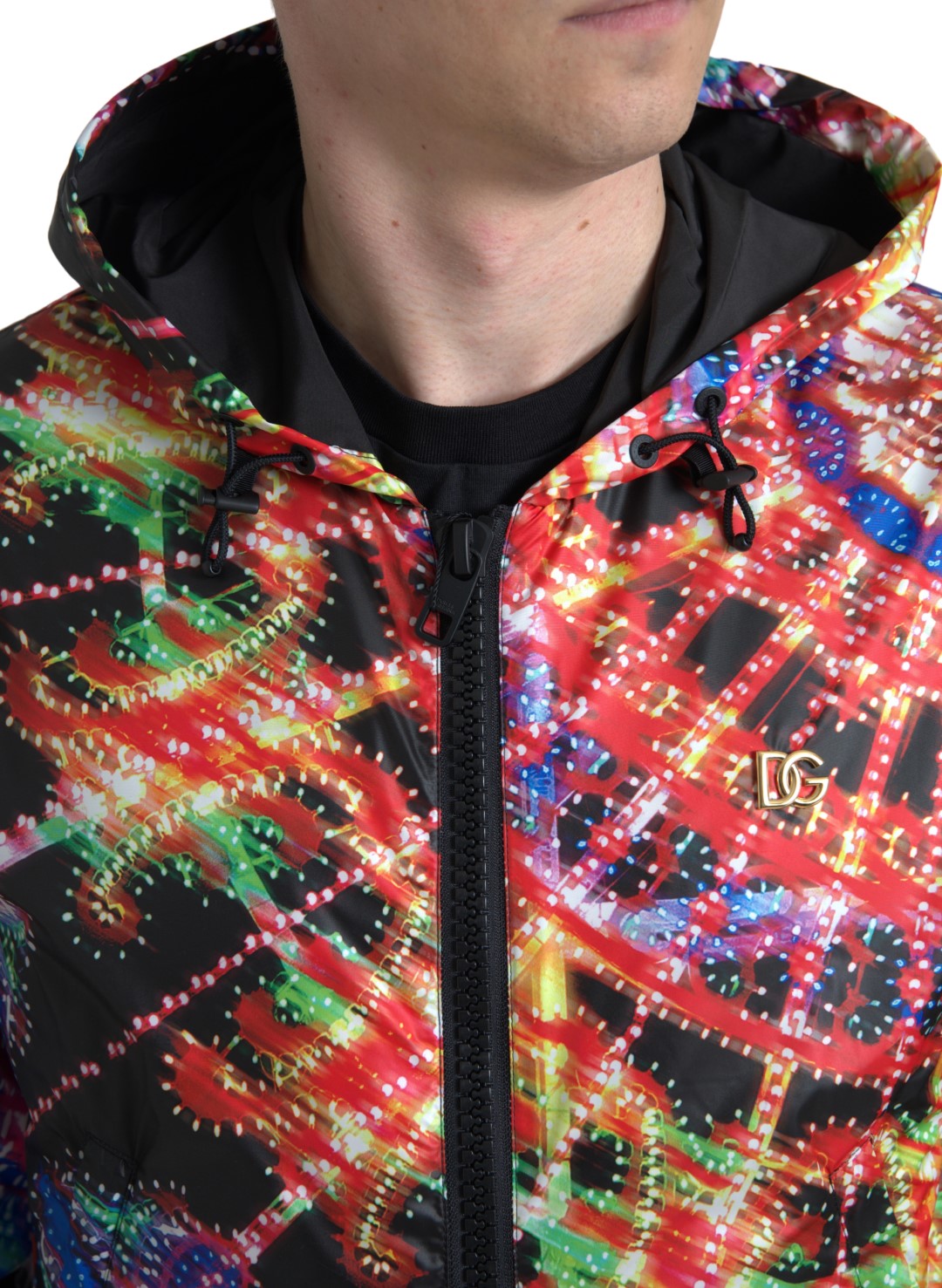 Dolce & Gabbana Multicolor Hooded Sweatshirt Sweater Dolce & Gabbana