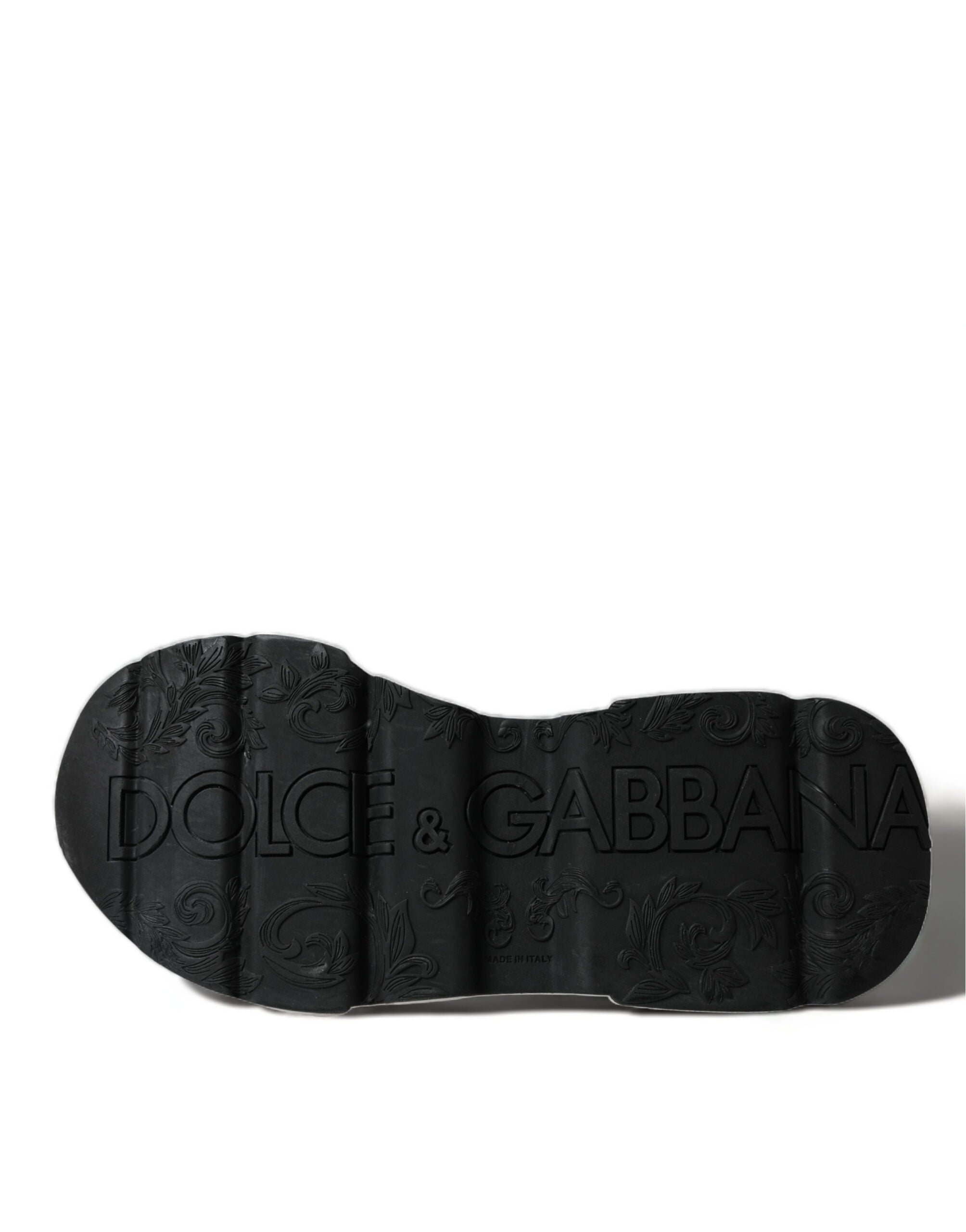 Dolce & Gabbana White Black Low Top Daymaster Sneakers Shoes Dolce & Gabbana
