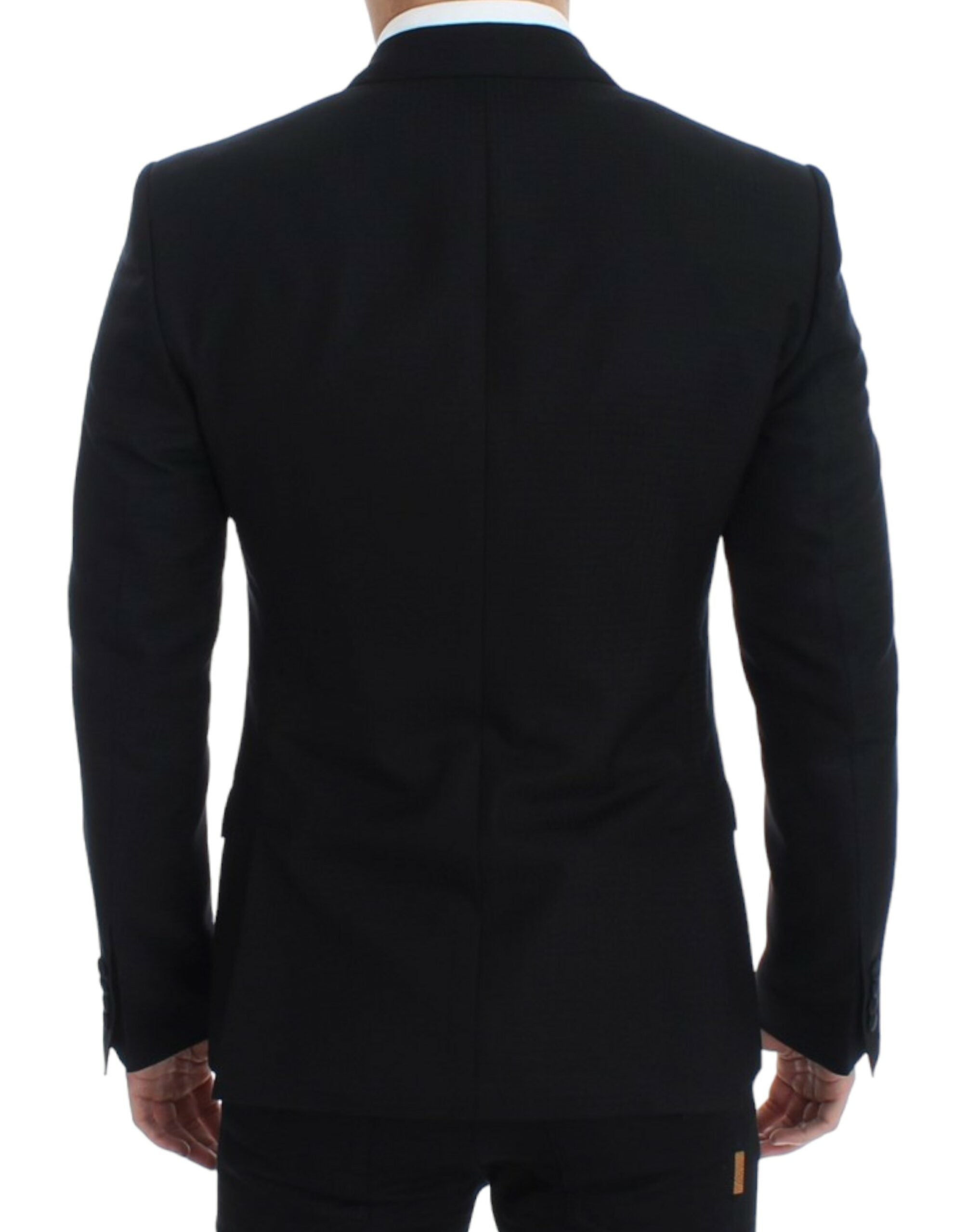 Dolce & Gabbana Black wool silk SICILIA blazer Dolce & Gabbana