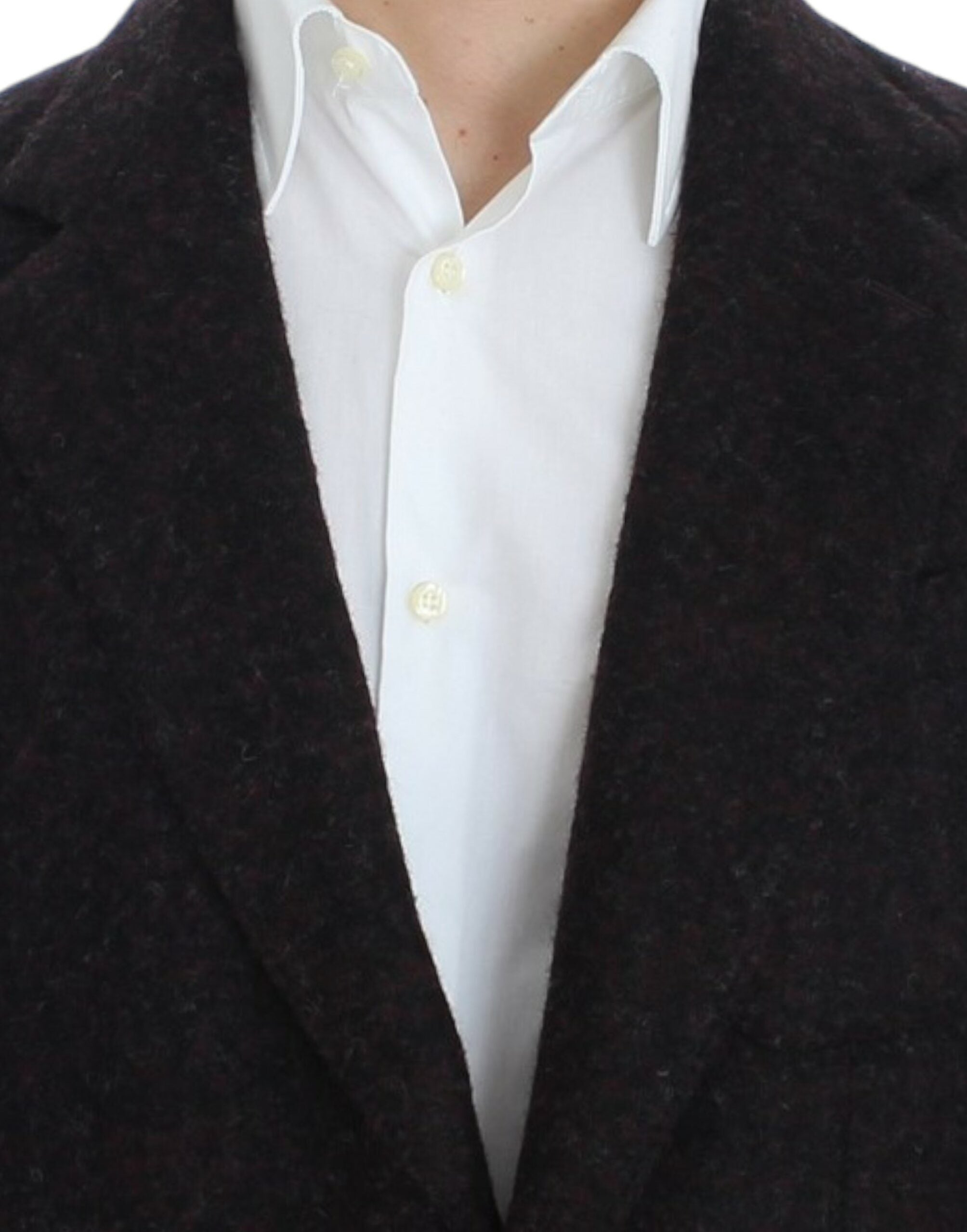 Dolce & Gabbana Bordeaux alpaga two button blazer Dolce & Gabbana
