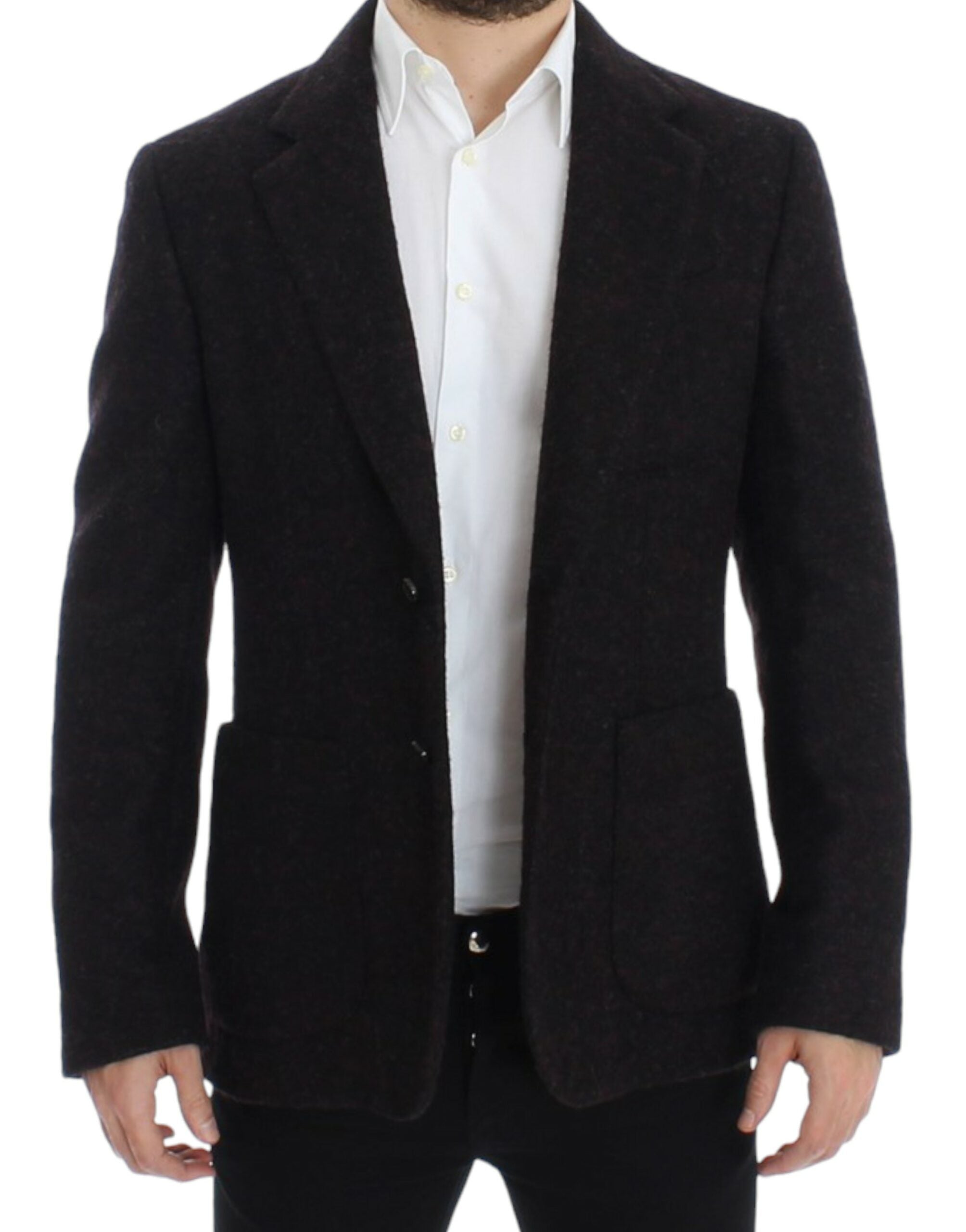 Dolce & Gabbana Bordeaux alpaga two button blazer Dolce & Gabbana