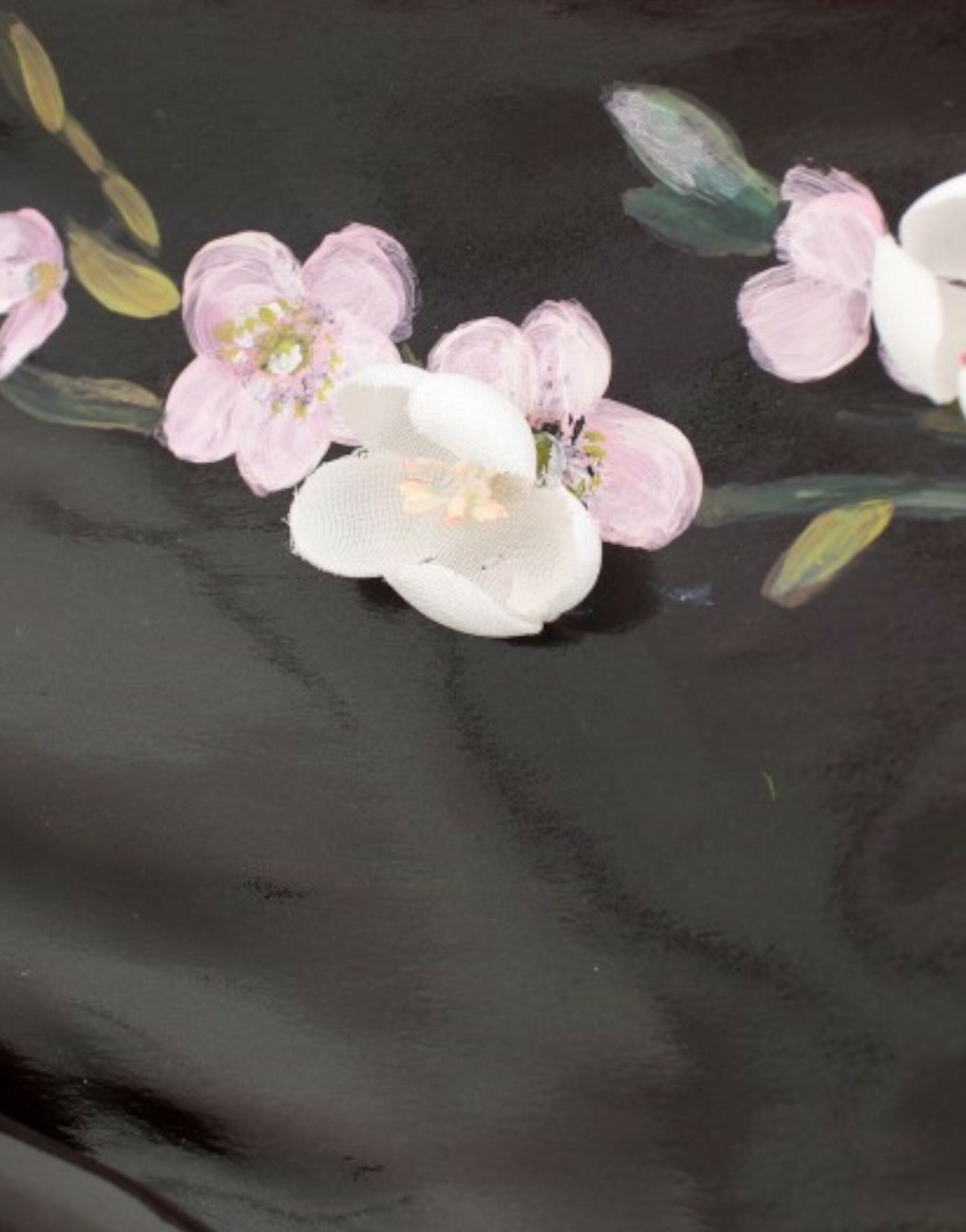 Dolce & Gabbana Black floral 3/4 Sleeve sheath dress Dolce & Gabbana