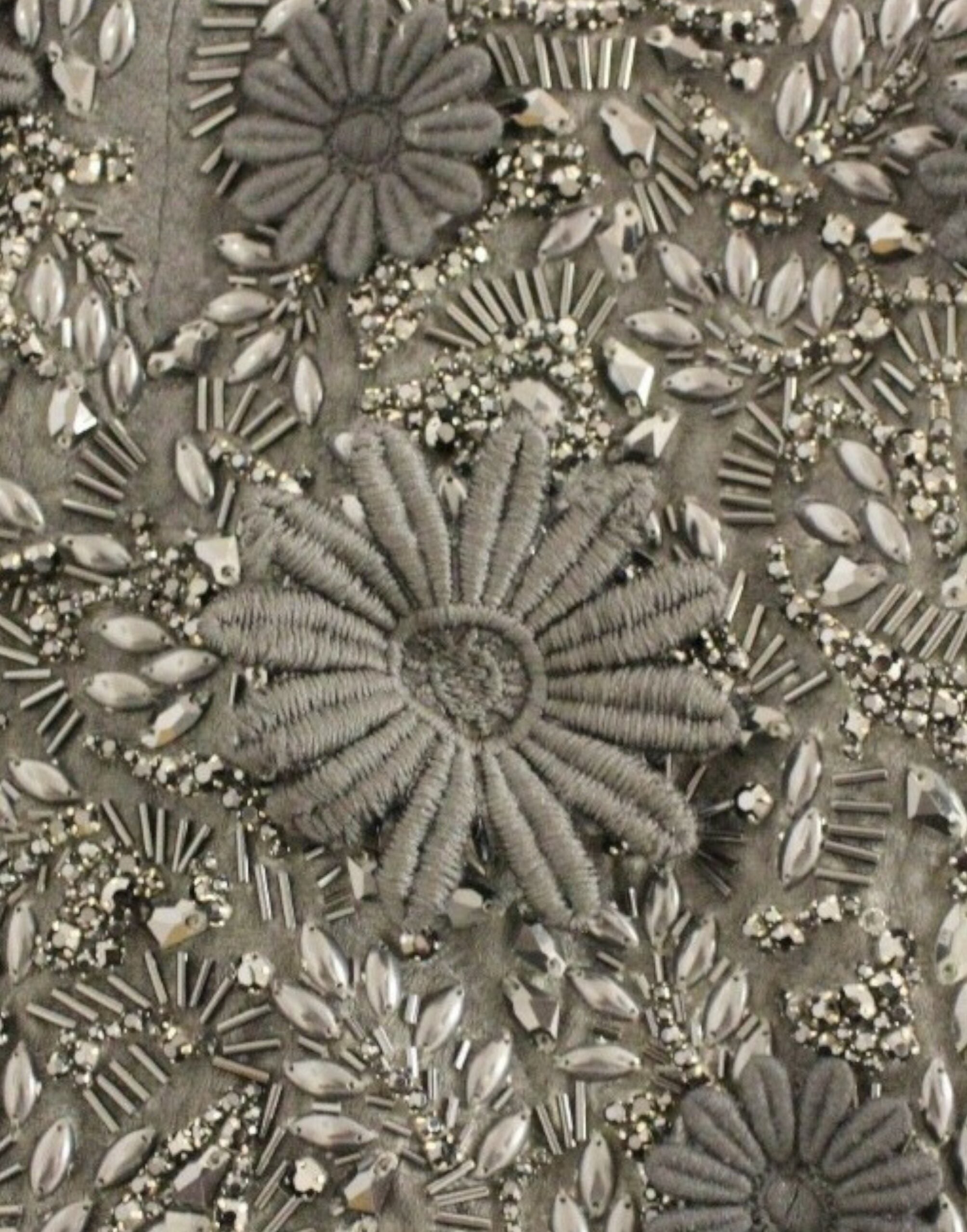 Dolce & Gabbana Black floral crystal embedded dress Dolce & Gabbana