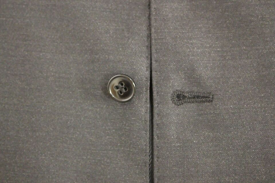 Dolce & Gabbana Gray Wool Silk Dress Vest Gilet Weste Dolce & Gabbana