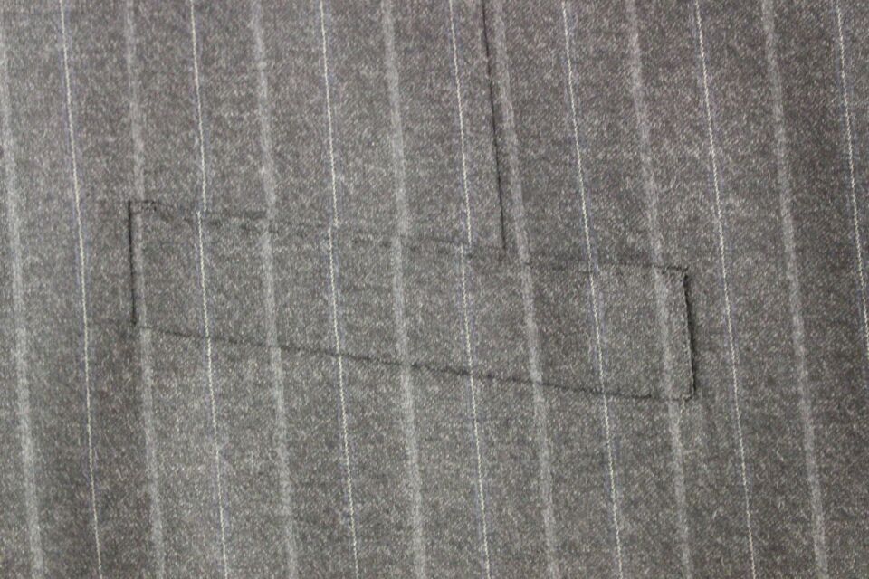 Dolce & Gabbana Gray Striped Wool Logo Vest Gilet Weste Dolce & Gabbana