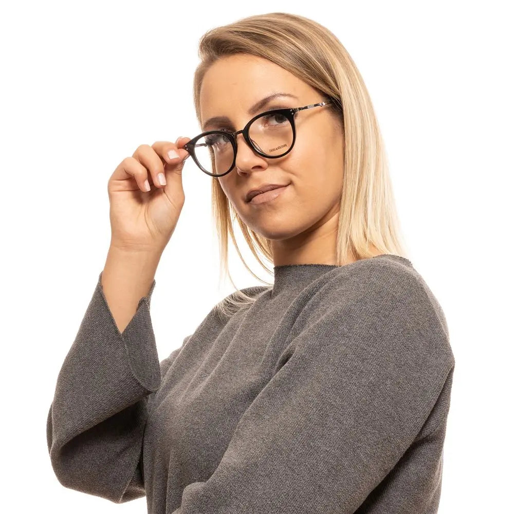 Zadig & Voltaire Black Unisex Optical Frames Zadig & Voltaire