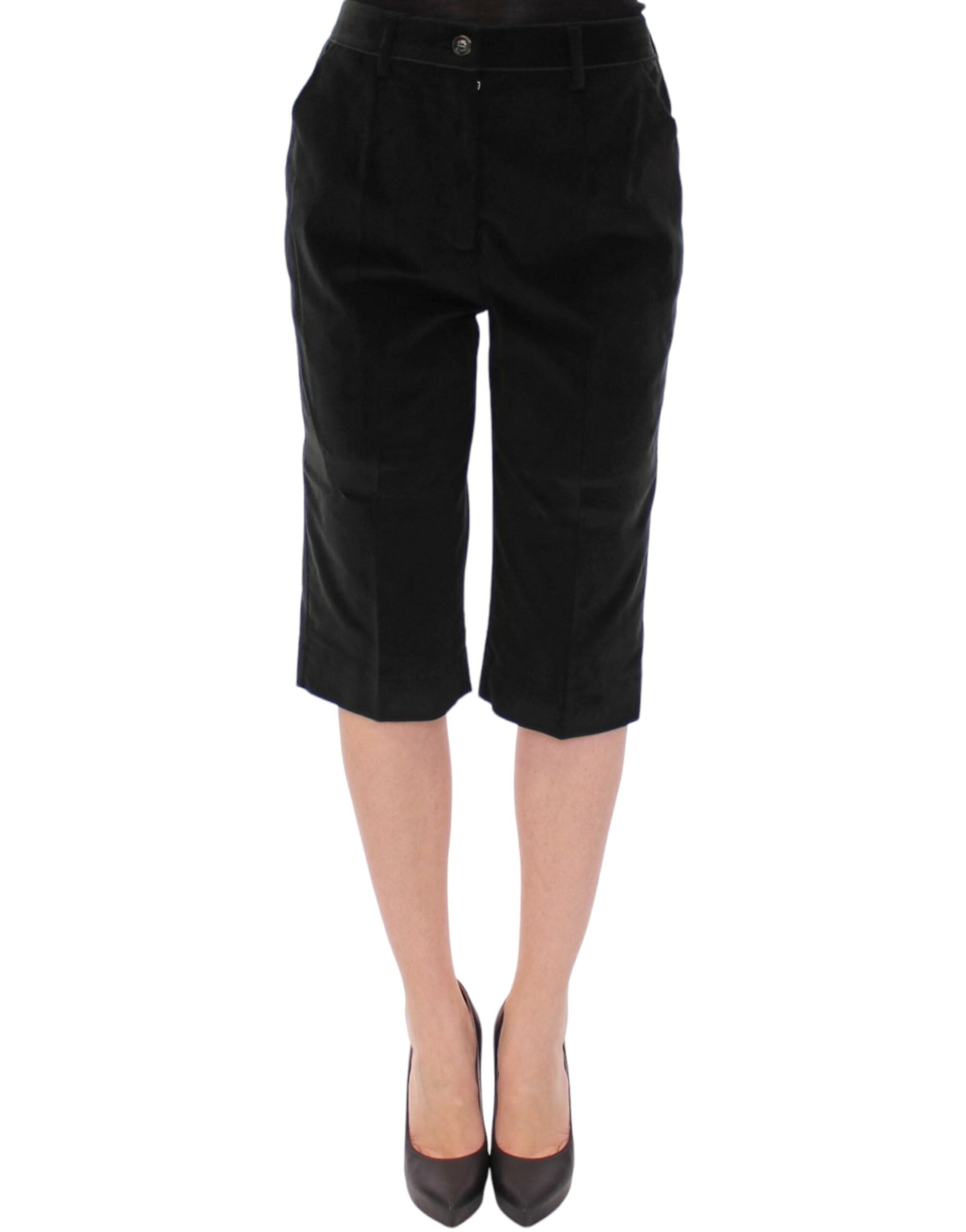 Dolce & Gabbana Dark green cotton shorts pants Dolce & Gabbana