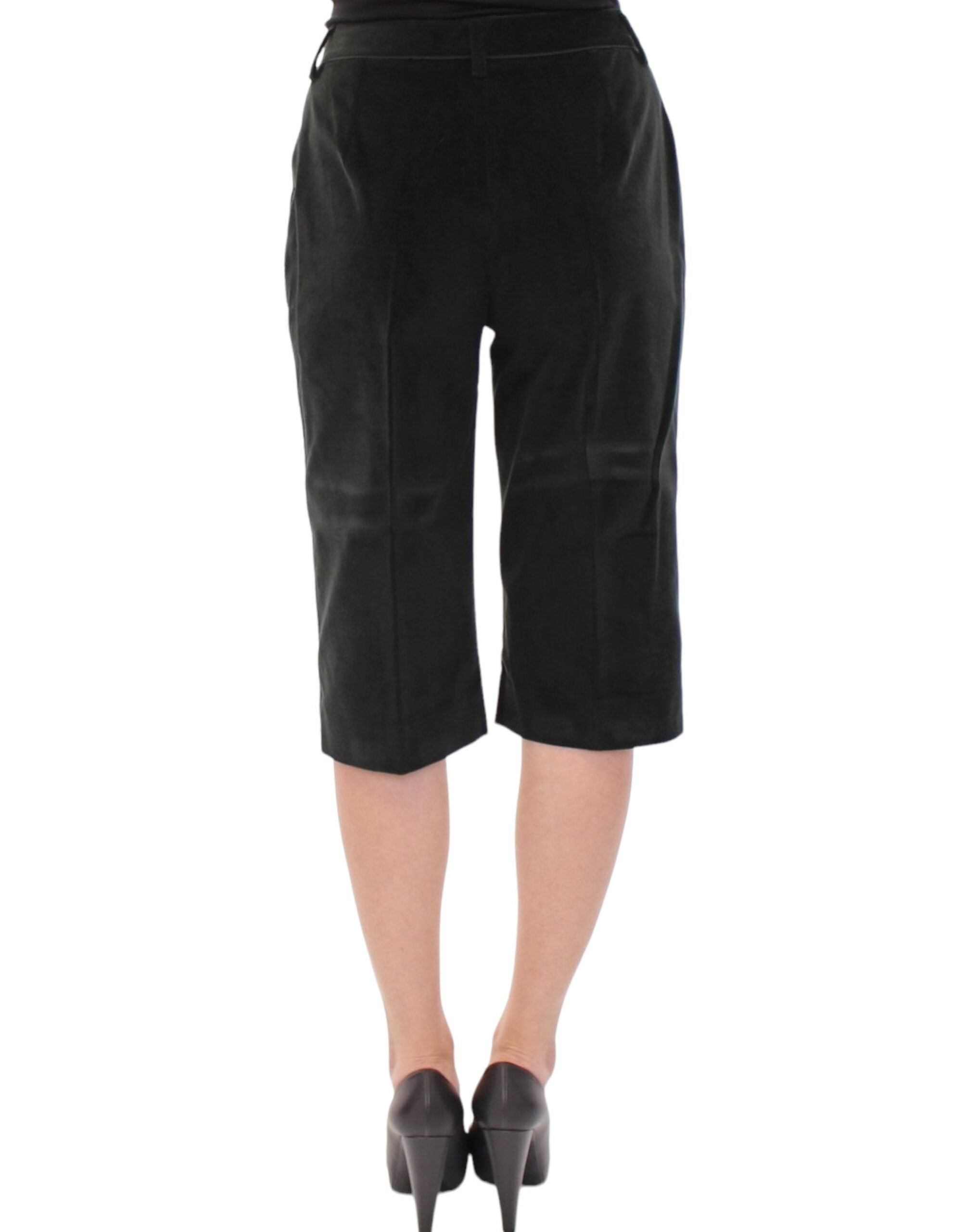 Dolce & Gabbana Dark green cotton shorts pants Dolce & Gabbana