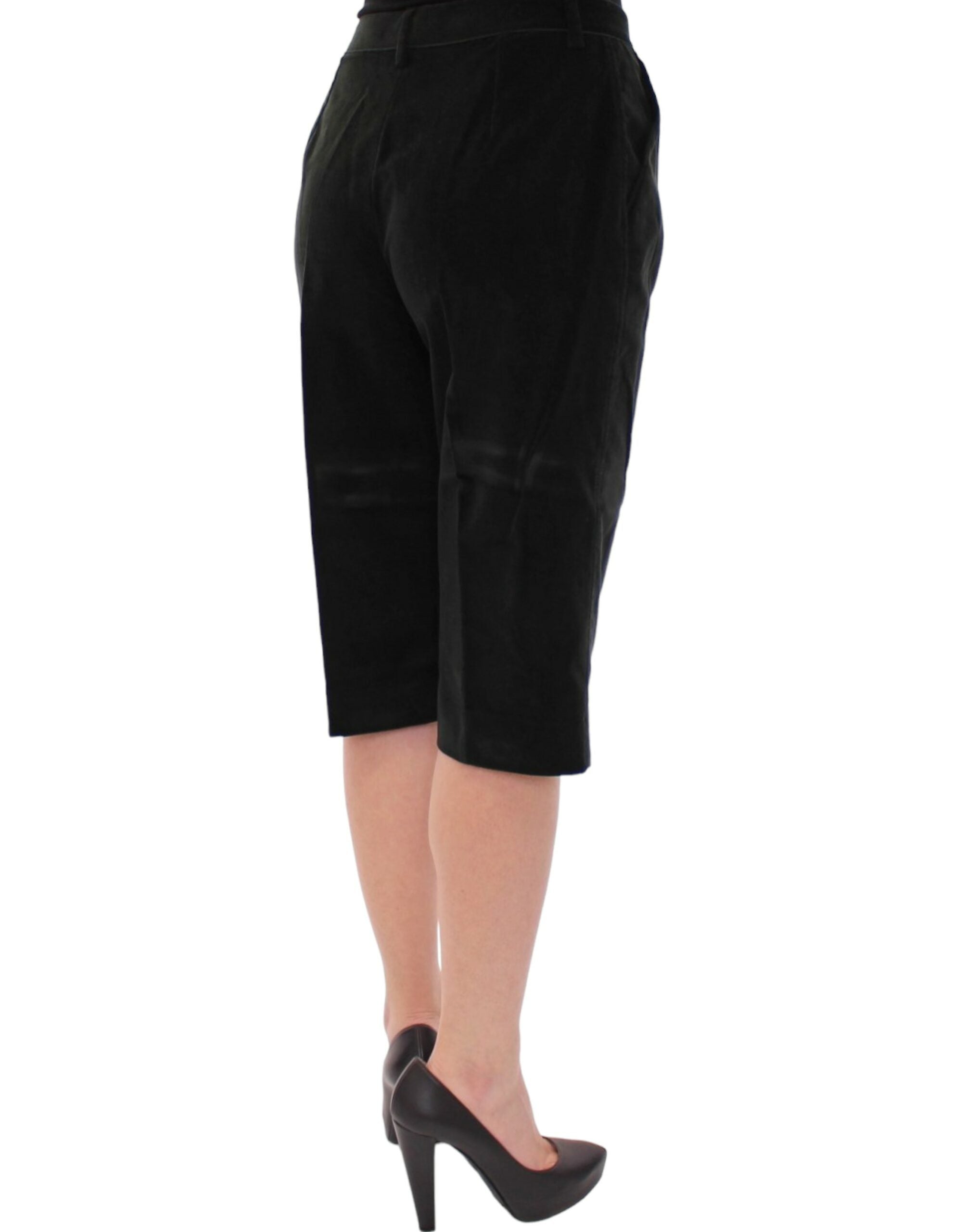 Dolce & Gabbana Dark green cotton shorts pants Dolce & Gabbana