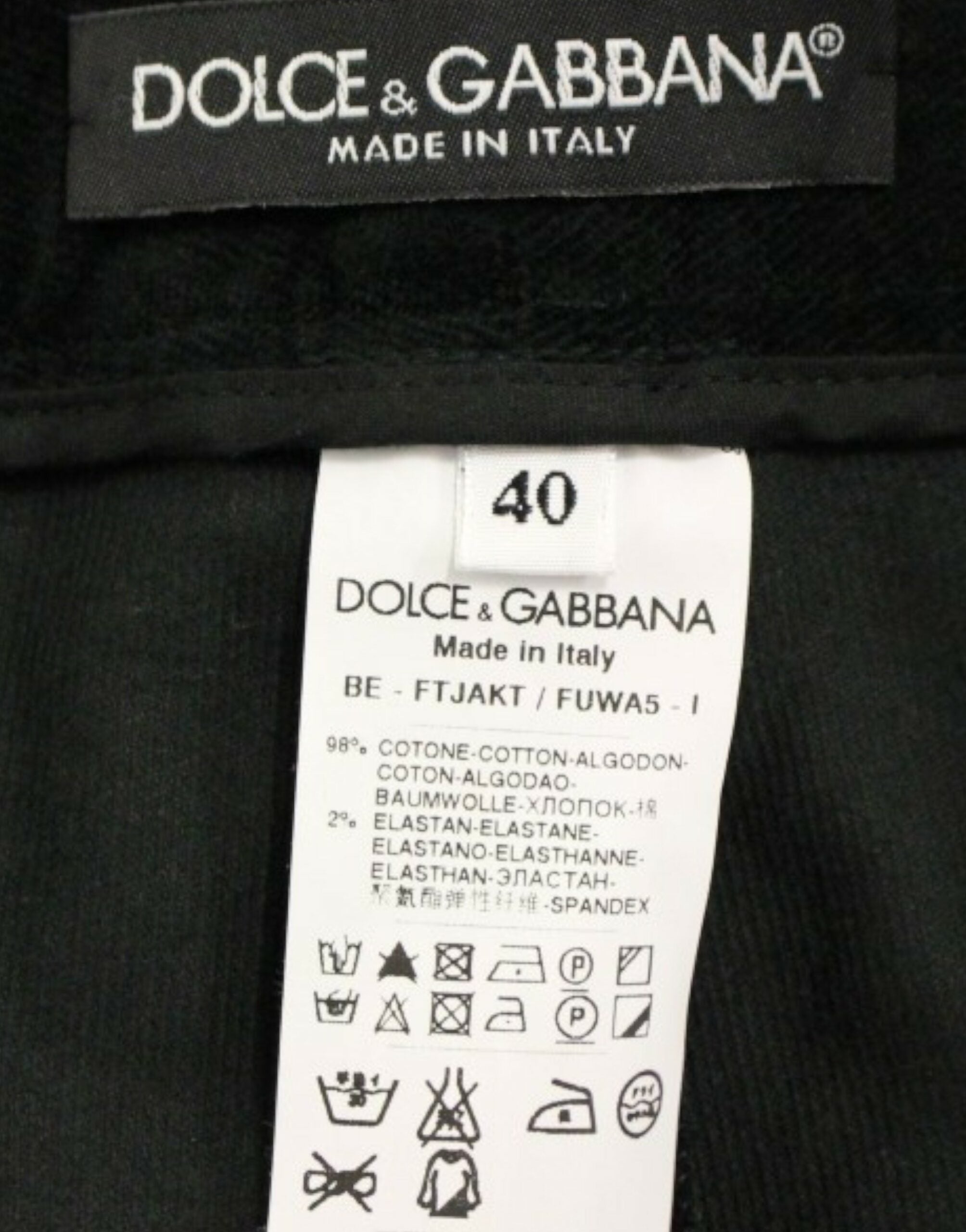 Dolce & Gabbana Dark green cotton shorts pants Dolce & Gabbana