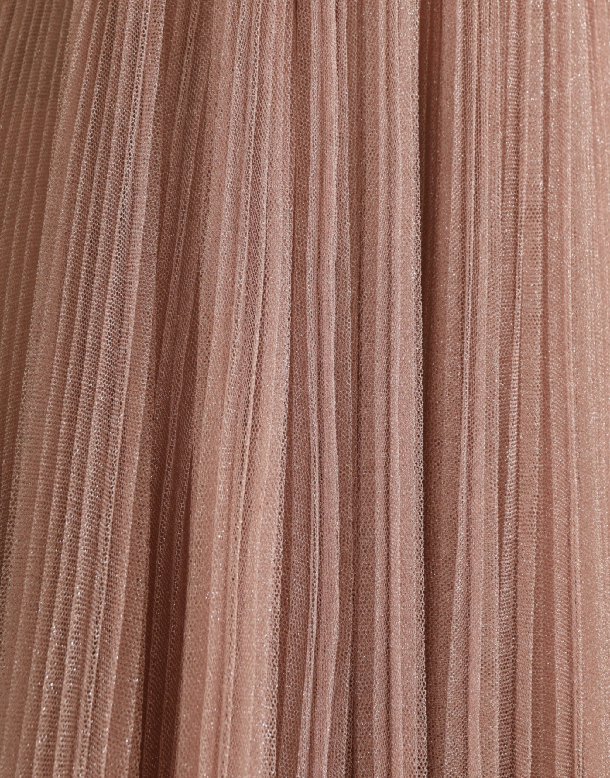 Dolce & Gabbana Pink One Shoulder Pleated Lame Tulle Dress Dolce & Gabbana