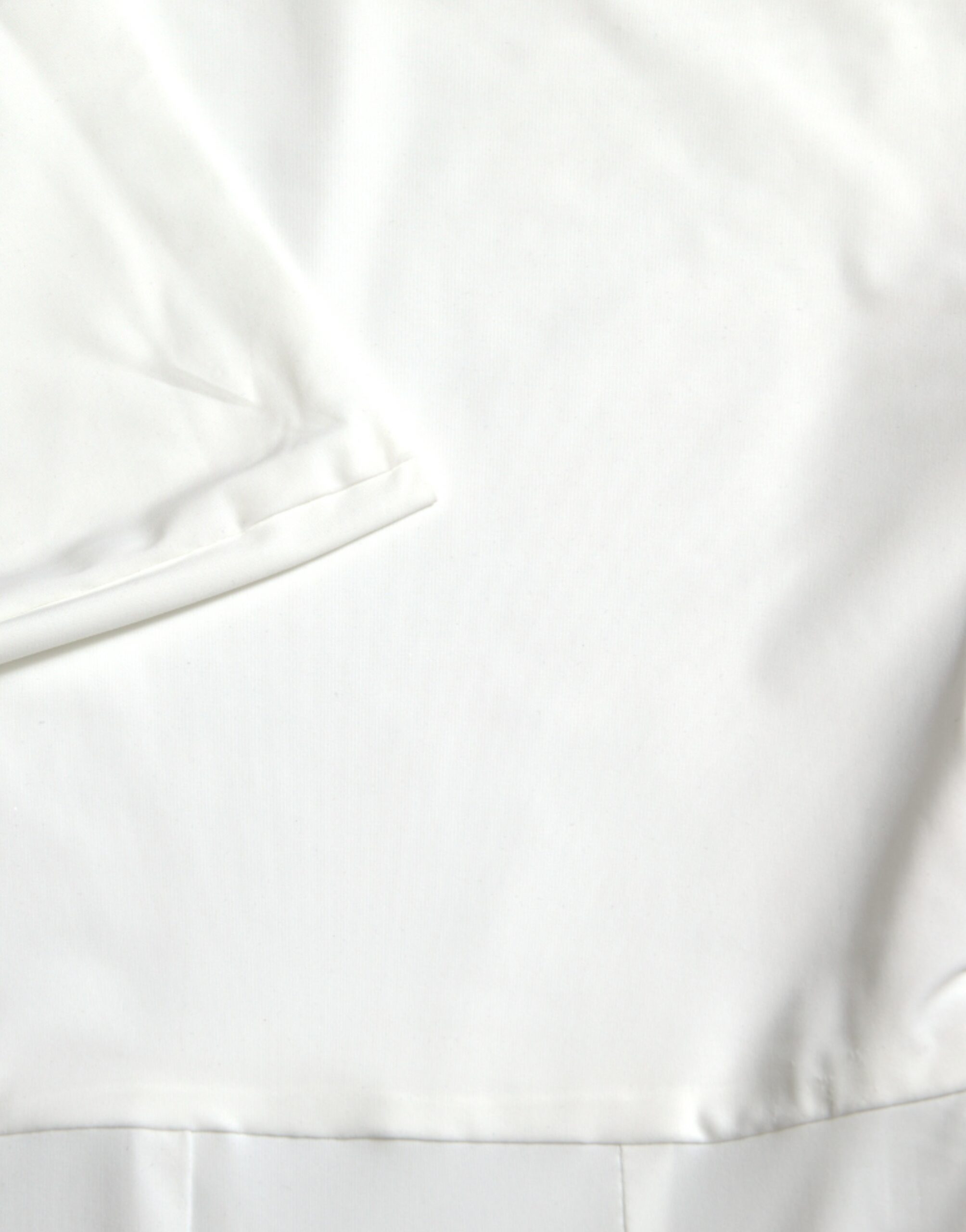 Dolce & Gabbana White Nylon Strapless Bodycon Jumpsuit Dress Dolce & Gabbana