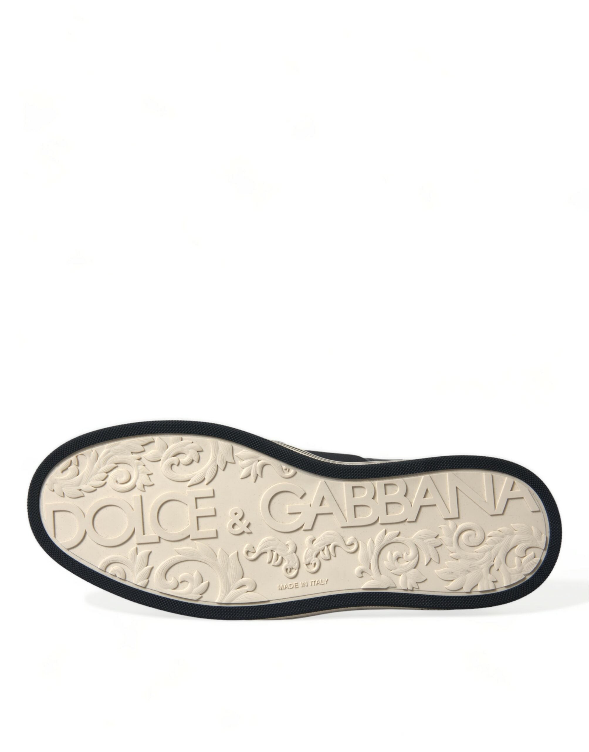 Dolce & Gabbana Black Croc Exotic Leather Sneakers Shoes Dolce & Gabbana