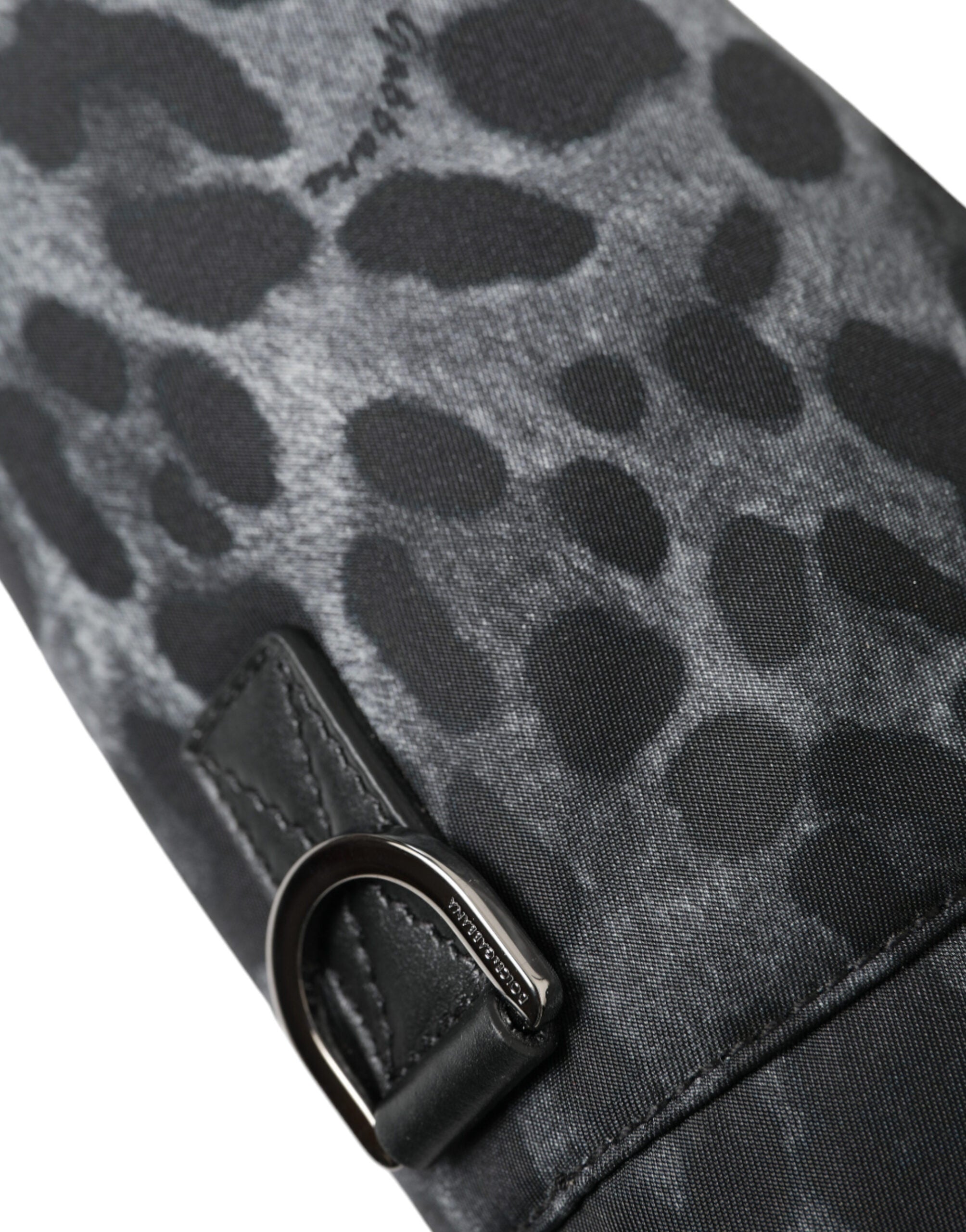 Dolce & Gabbana Black Leopard Round Slim Tote Bottle Cage Bag Dolce & Gabbana