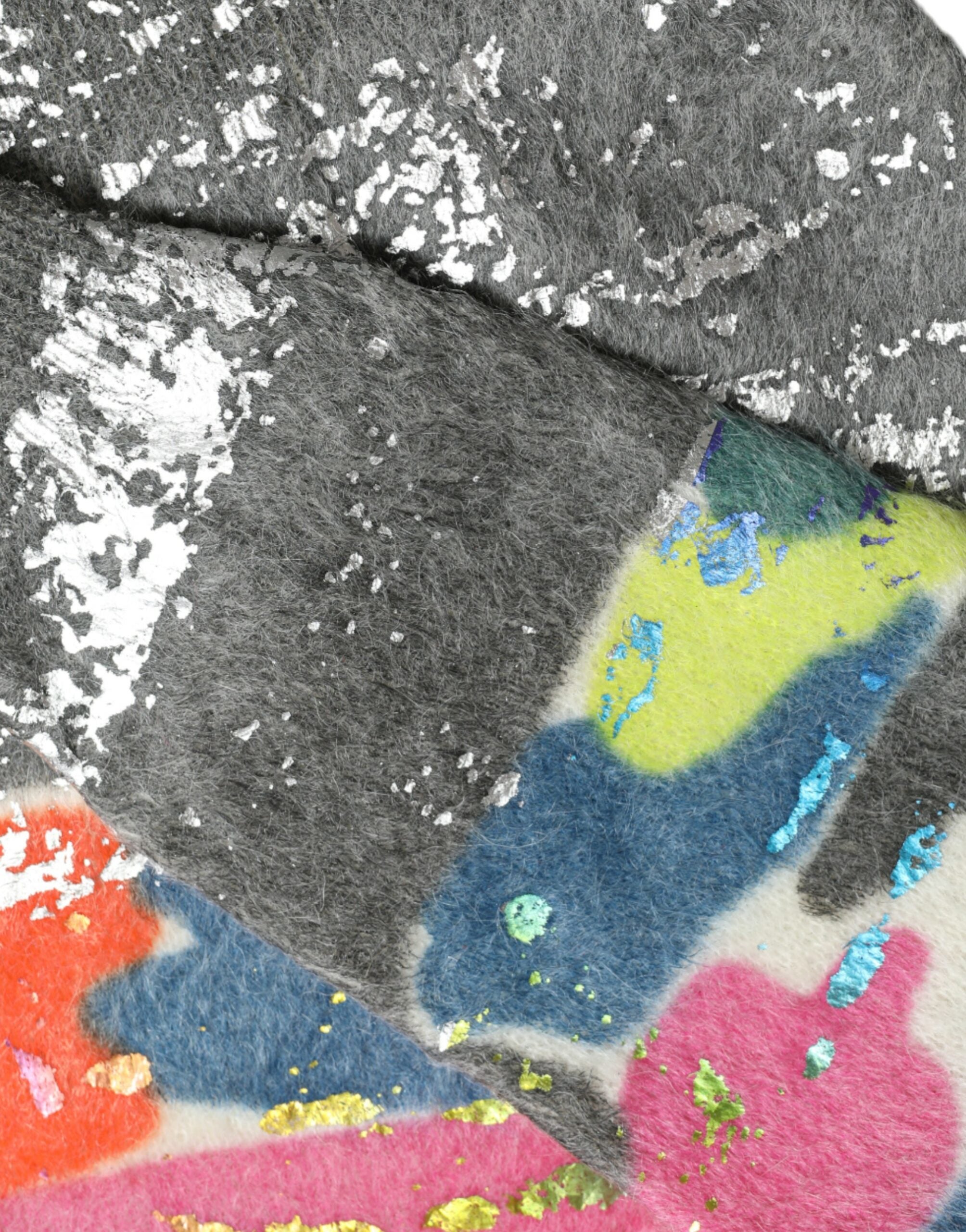 Dolce & Gabbana Multicolor Mohair Turtleneck Pullover Sweater Dolce & Gabbana
