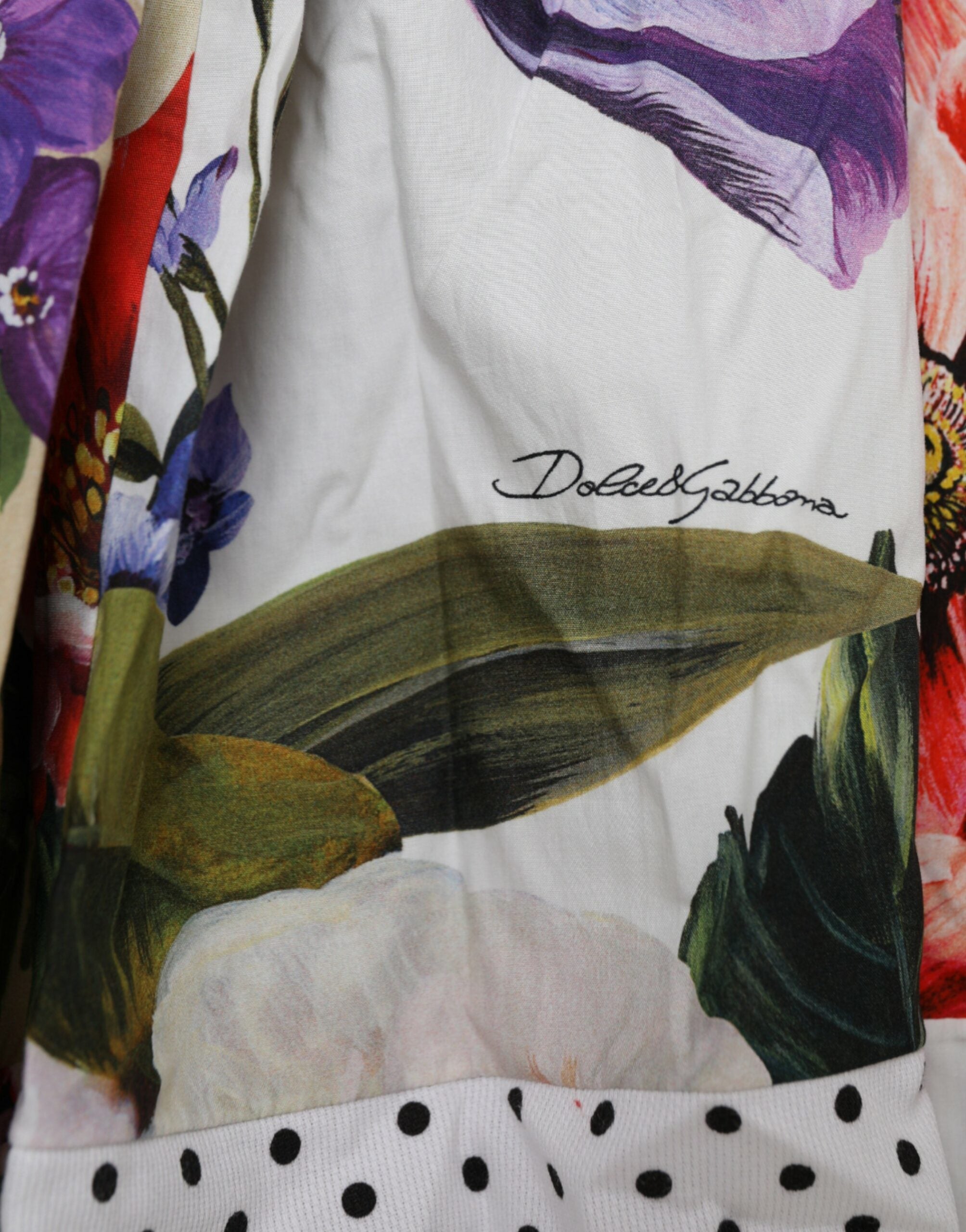Dolce & Gabbana Multicolor Patchwork Cotton Aline Mini Dress Dolce & Gabbana