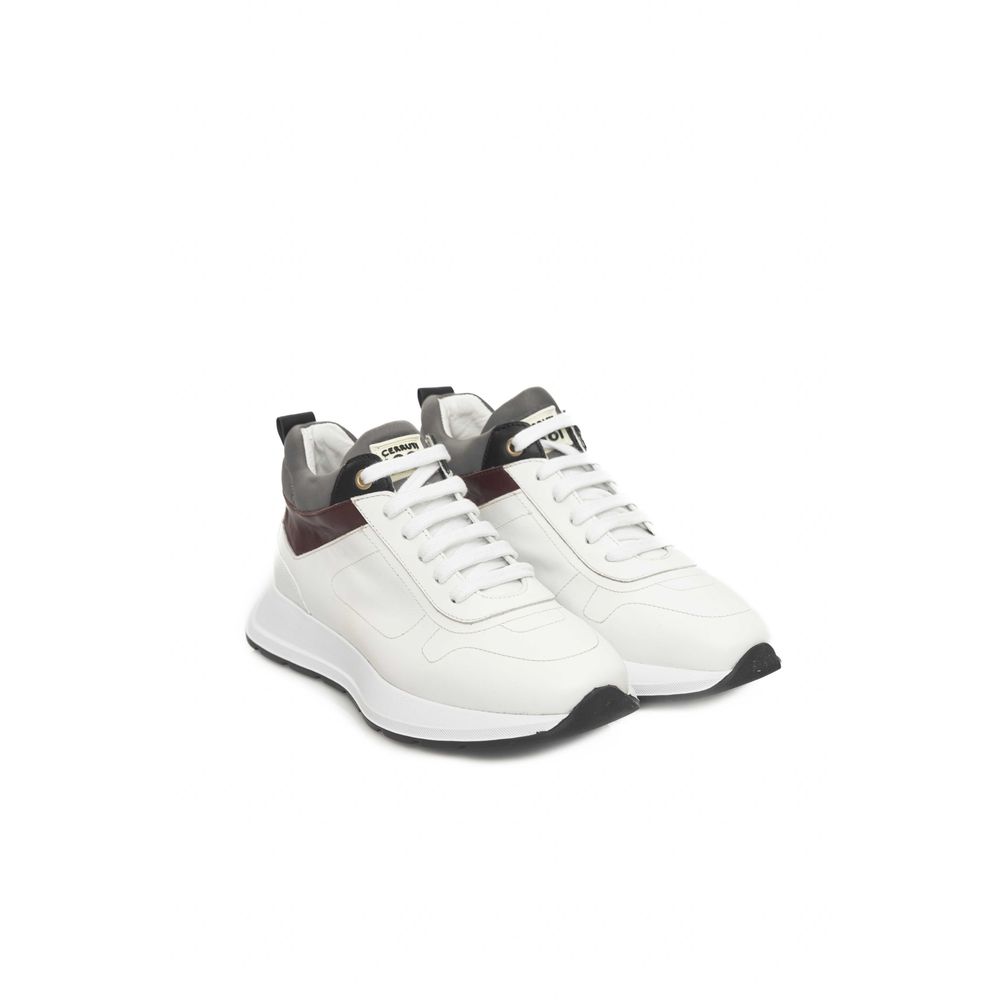 Cerruti 1881 White COW Leather Sneaker Cerruti 1881