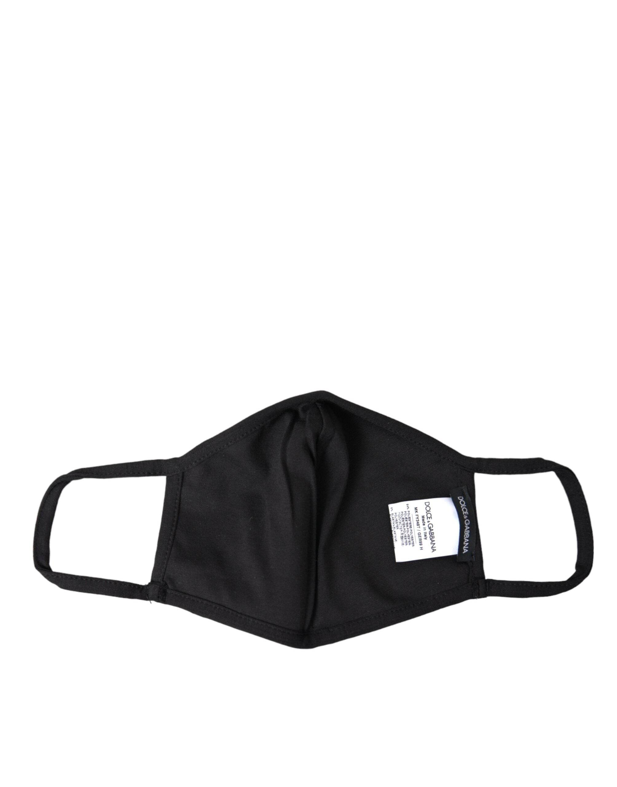 Dolce & Gabbana Multicolor Leopard Floral Elastic Ear Strap Face Mask Dolce & Gabbana