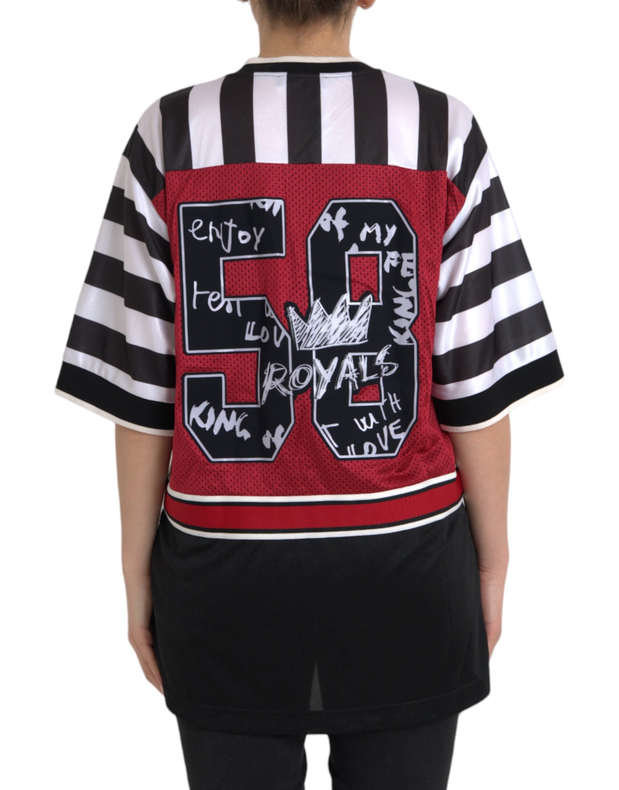 Dolce & Gabbana Multicolor Royals Panda Oversized T-shirt Dolce & Gabbana