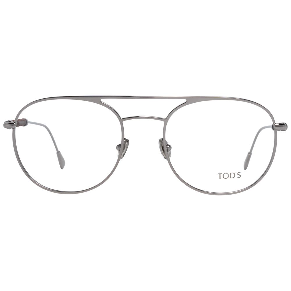 Tod's Silver Metal Glasses (Frames) Tod's
