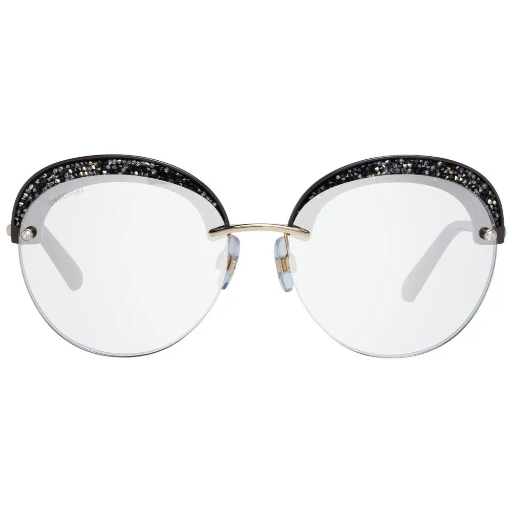 Swarovski Gold Metal & Plastic Sunglasses Swarovski