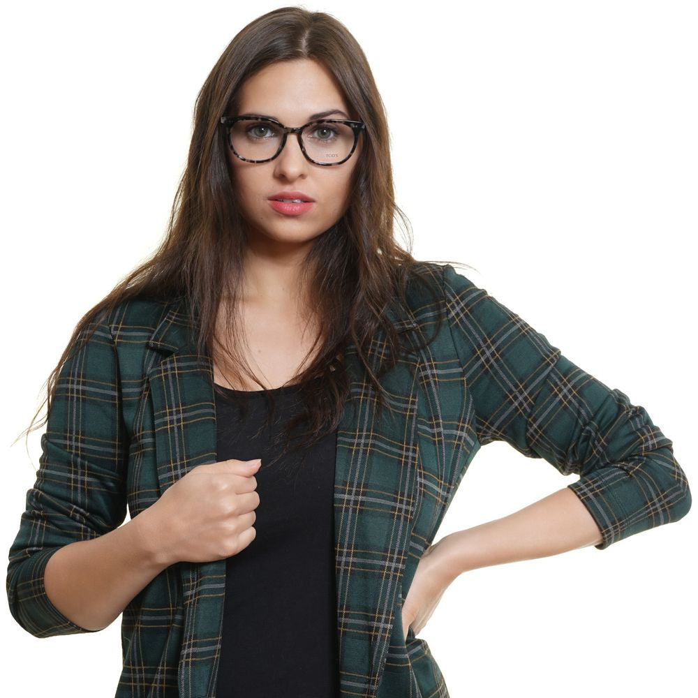 Tod's Black Metal & Plastic Glasses (Frames) Tod's