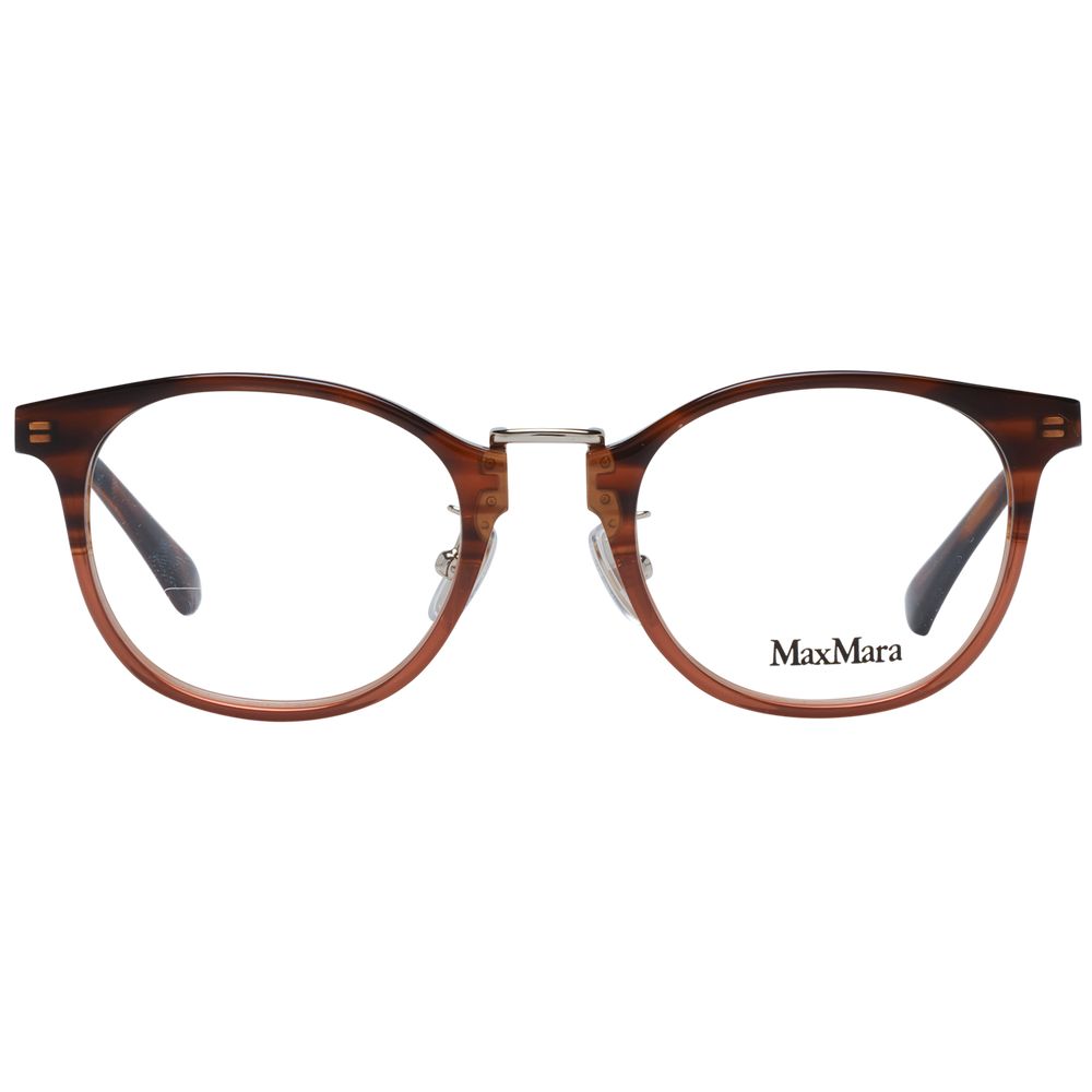 Max Mara Brown Plastic Glasses (Frames) Max Mara