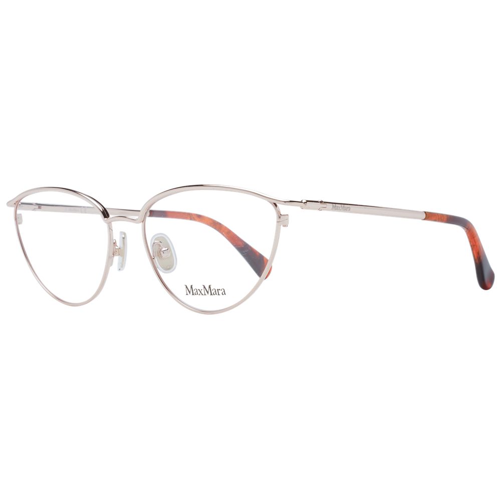 Max Mara Rose Gold Metal Glasses (Frames) Max Mara