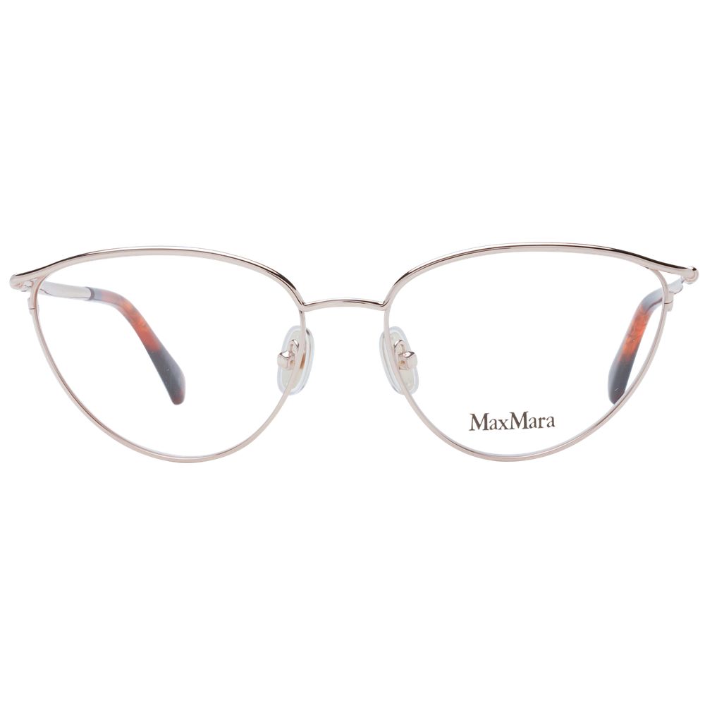 Max Mara Rose Gold Metal Glasses (Frames) Max Mara