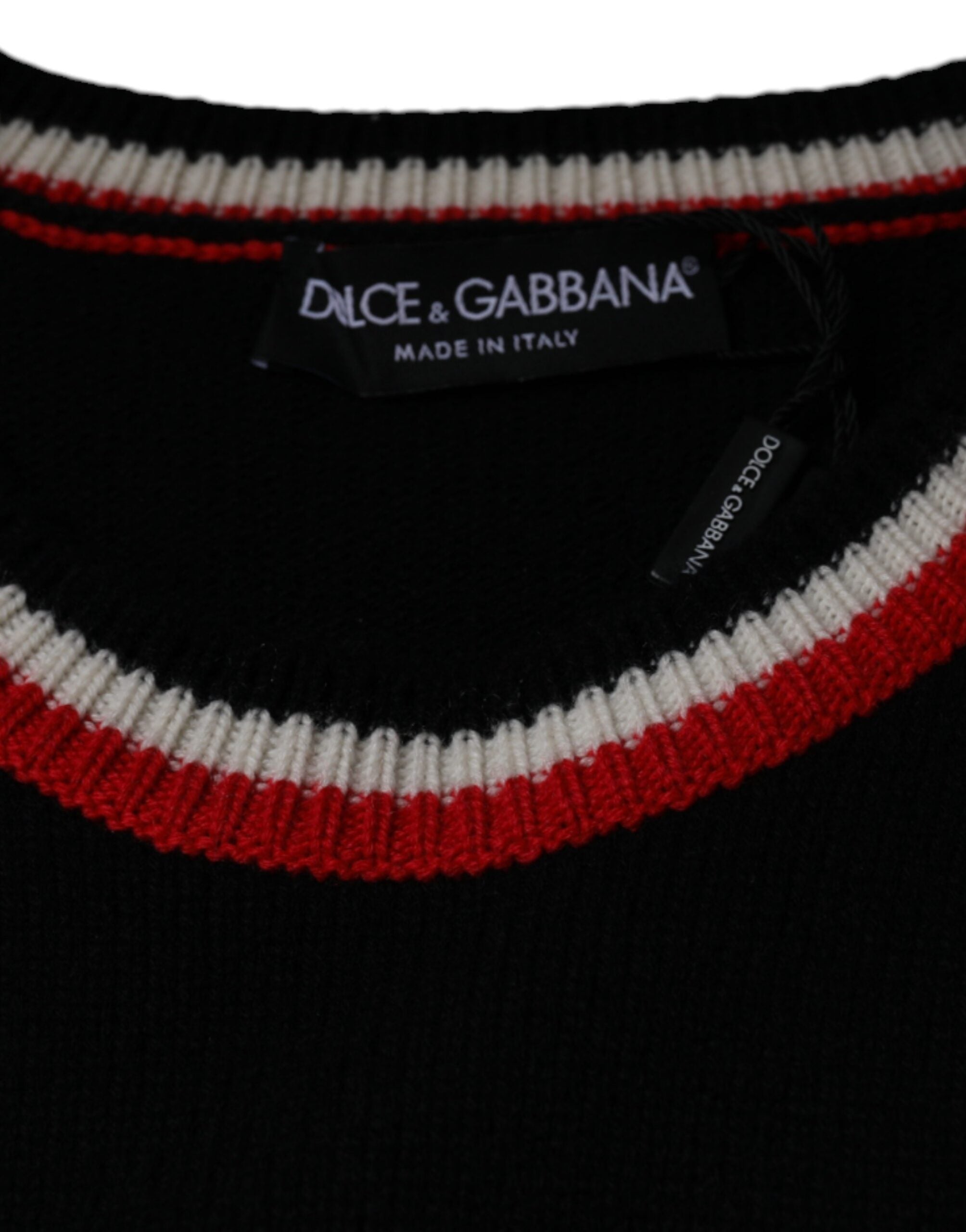 Dolce & Gabbana Black Cashmere Pig of the Year Pullover Sweater Dolce & Gabbana