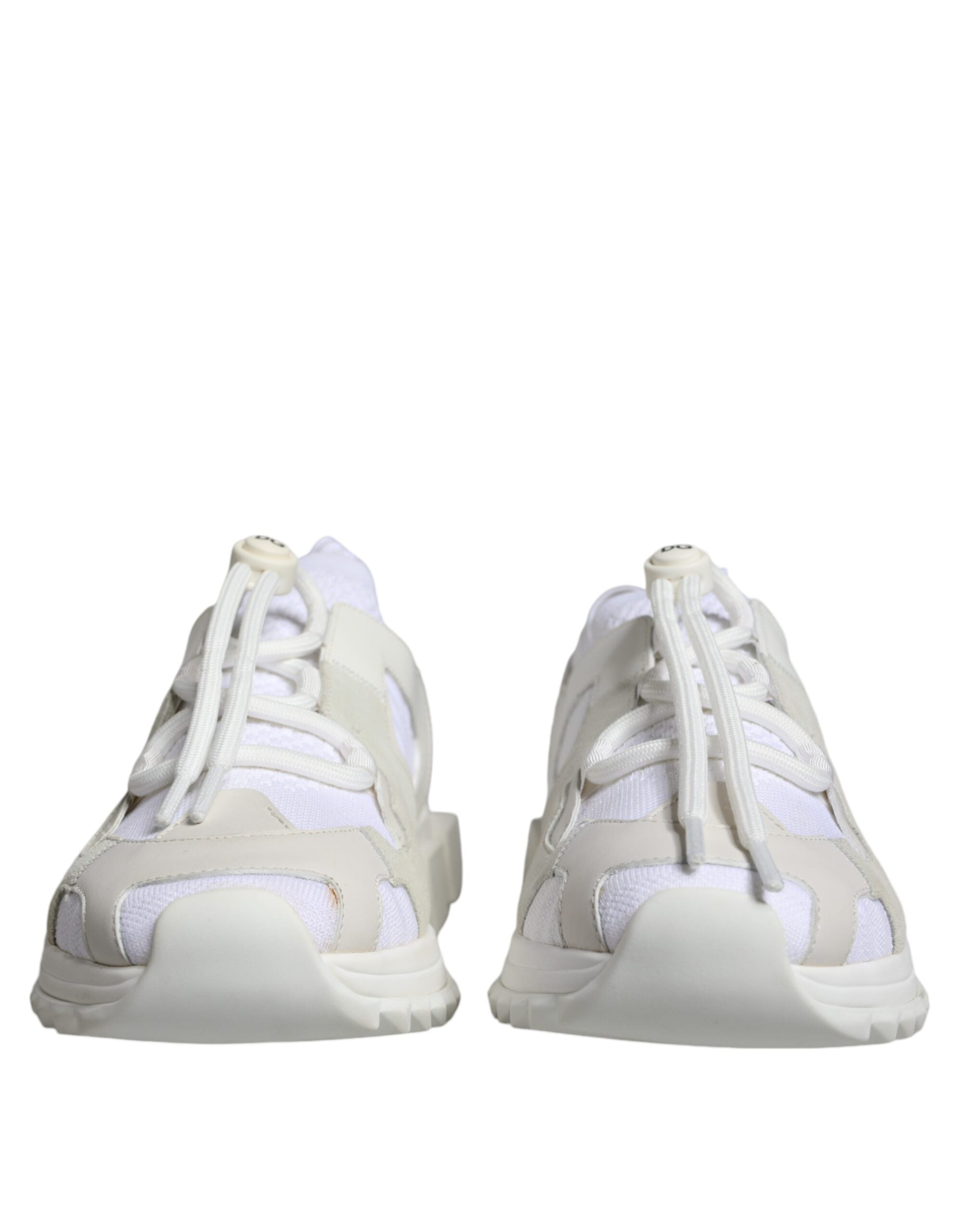 Dolce & Gabbana White Mesh Sorrento Trekking Sneakers Shoes Dolce & Gabbana