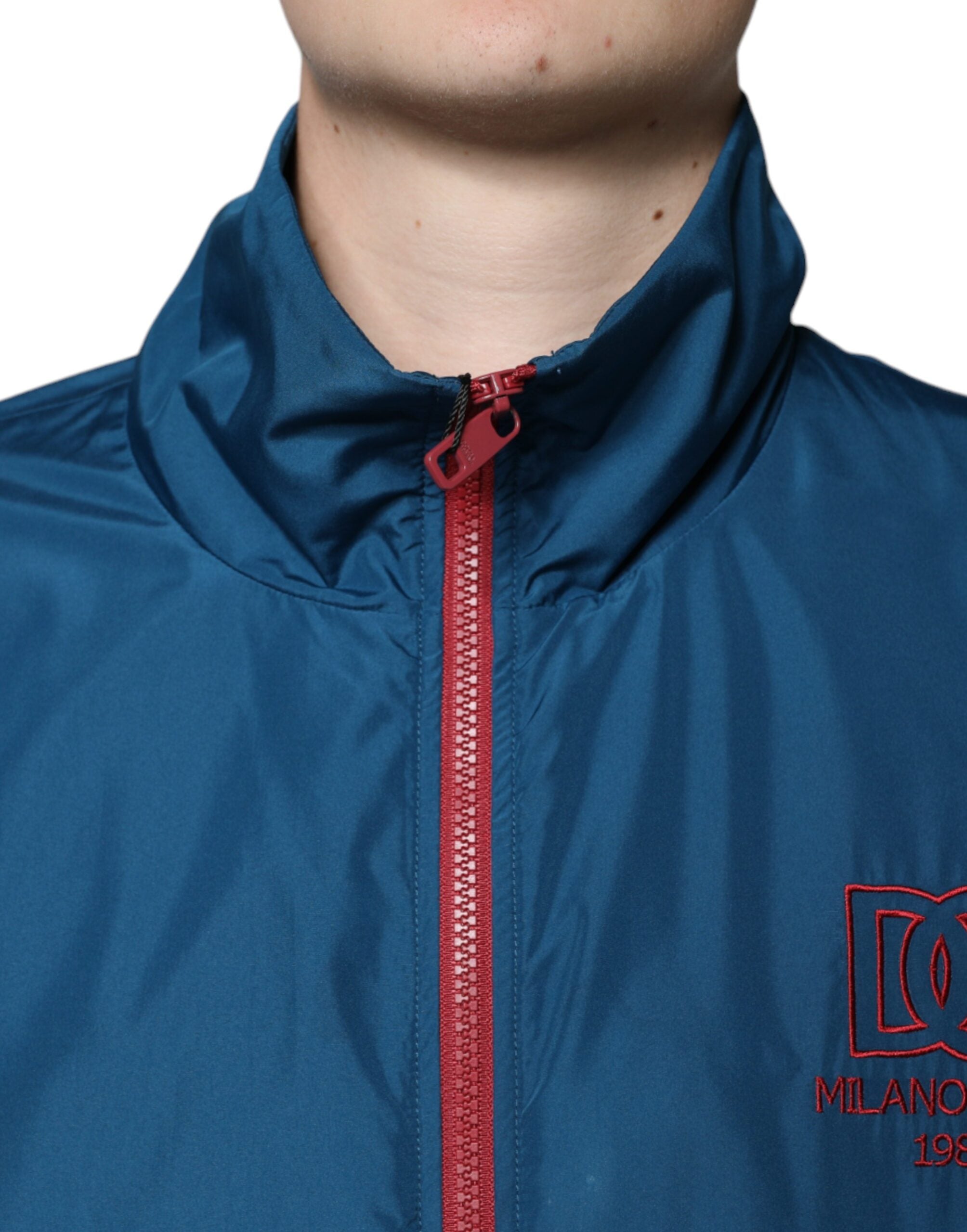 Dolce & Gabbana Multicolor Polyester Full Zip Jacket Dolce & Gabbana