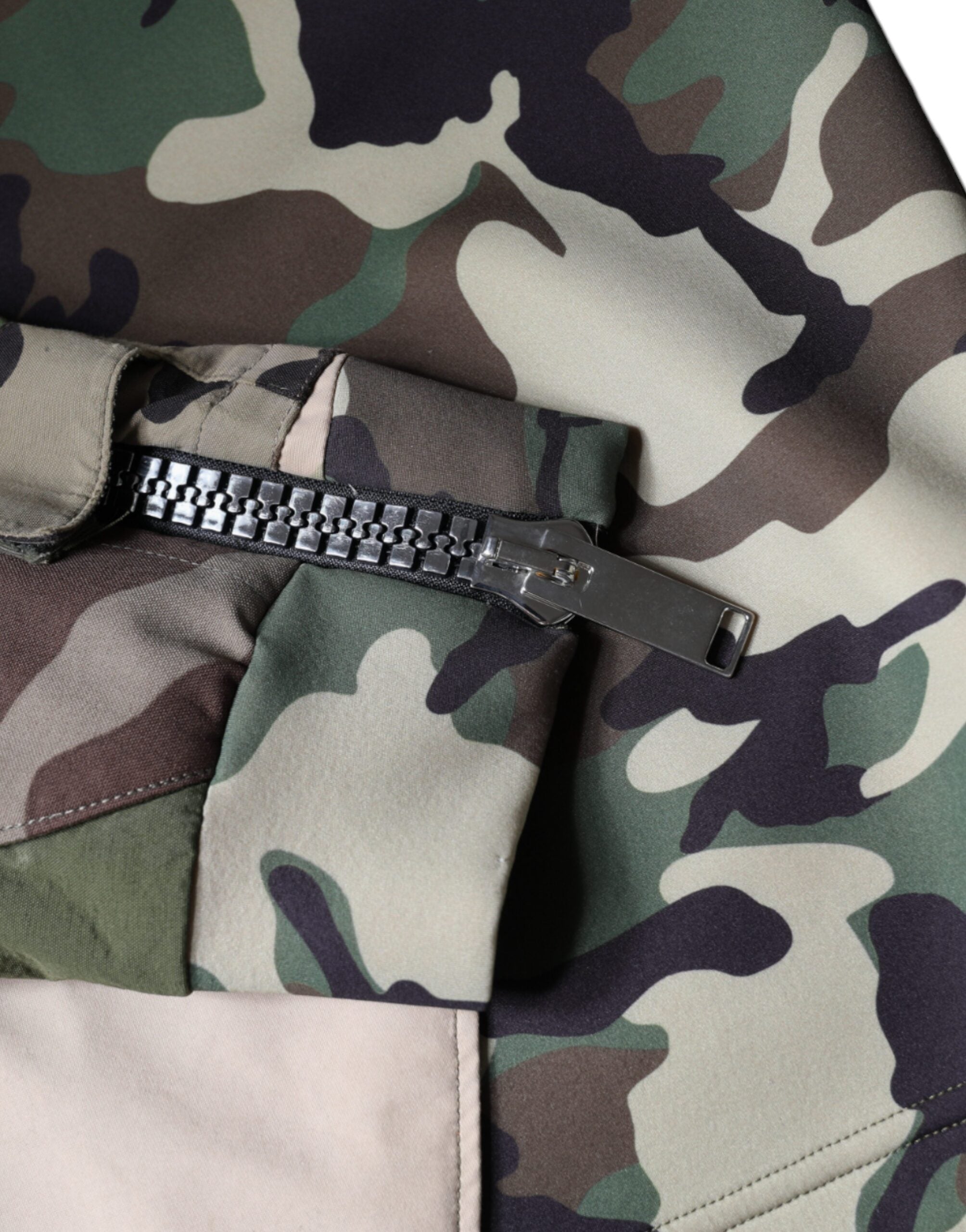 Dolce & Gabbana Multicolor Camouflage Hooded Sweatshirt Sweater Dolce & Gabbana