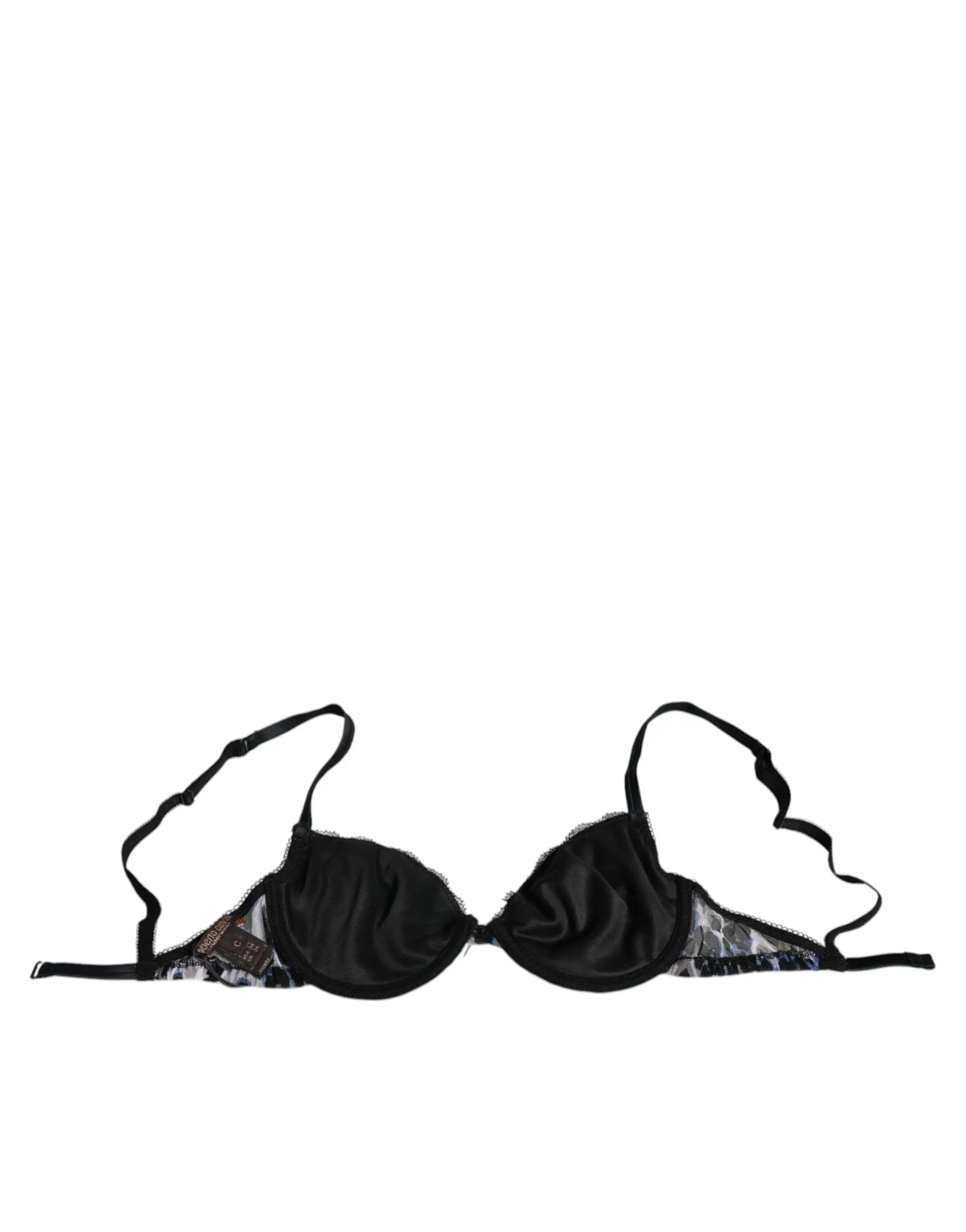 Roberto Cavalli White Leopard Push Up Reggiseno Bra Underwear Roberto Cavalli