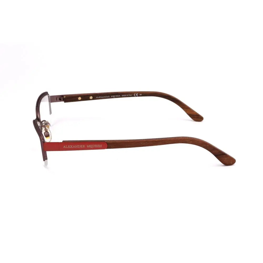 Alexander McQueen Bicolor Metal Glasses (Frames) Alexander McQueen
