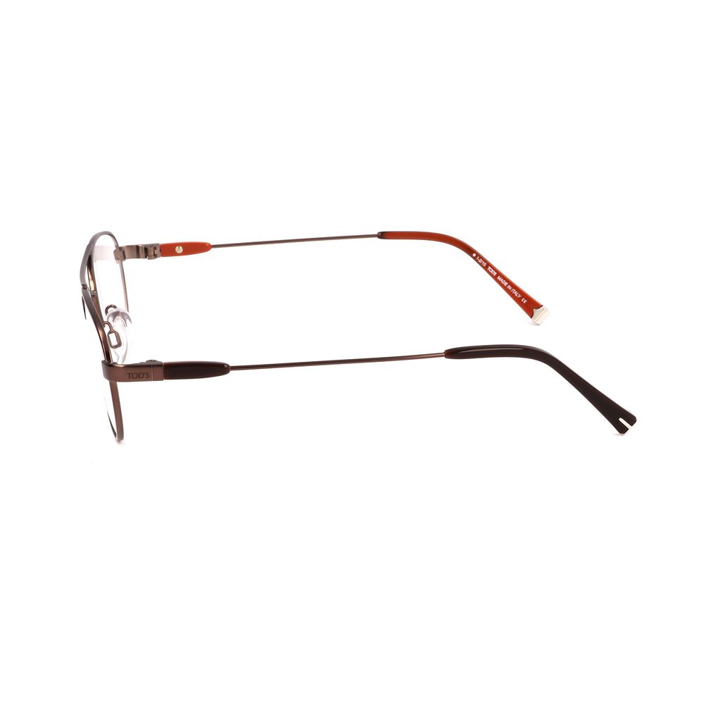 Tod's Brown Metal Glasses (Frames) Tod's