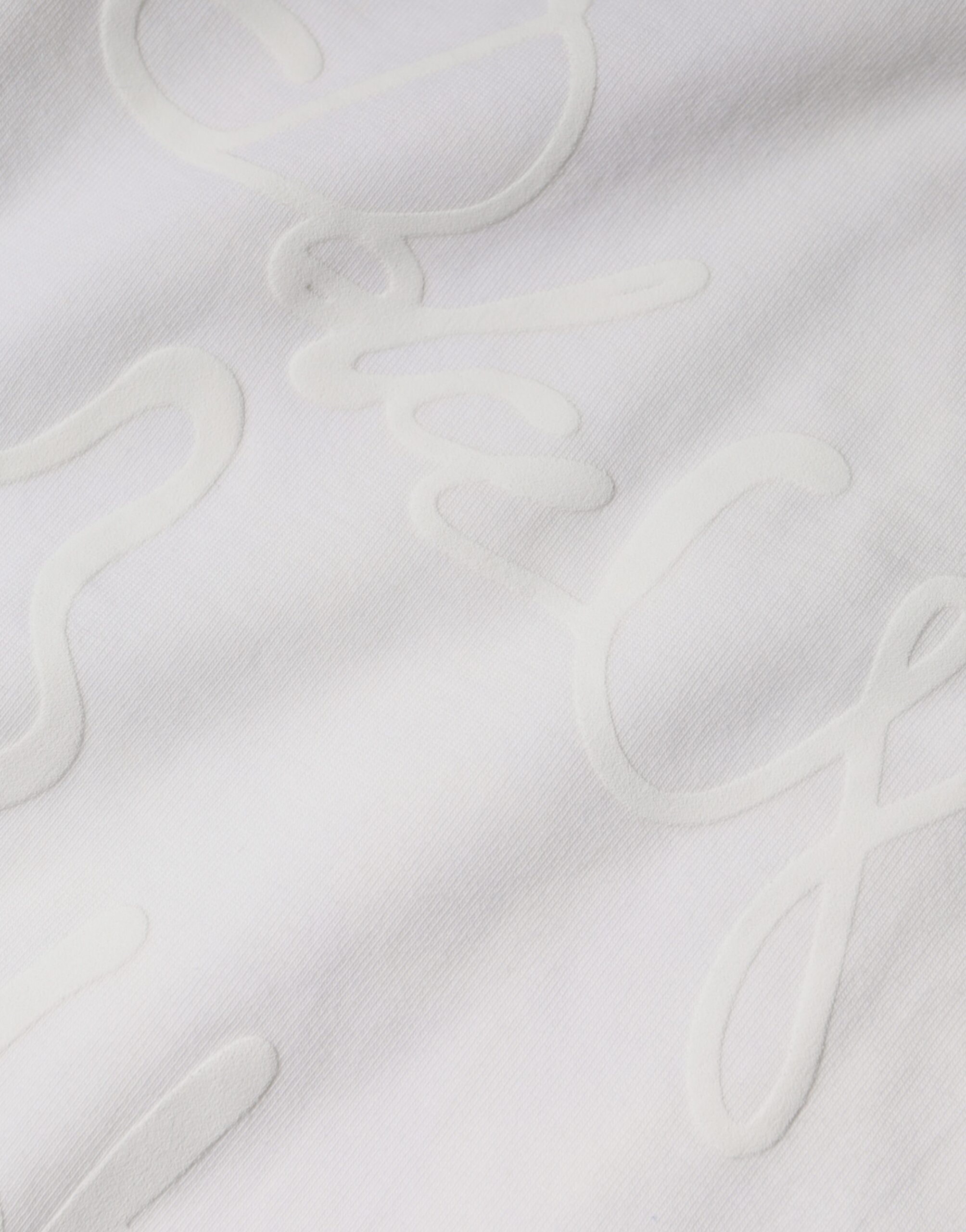 Dolce & Gabbana White Logo Print Cotton Crew Neck T-shirt Dolce & Gabbana