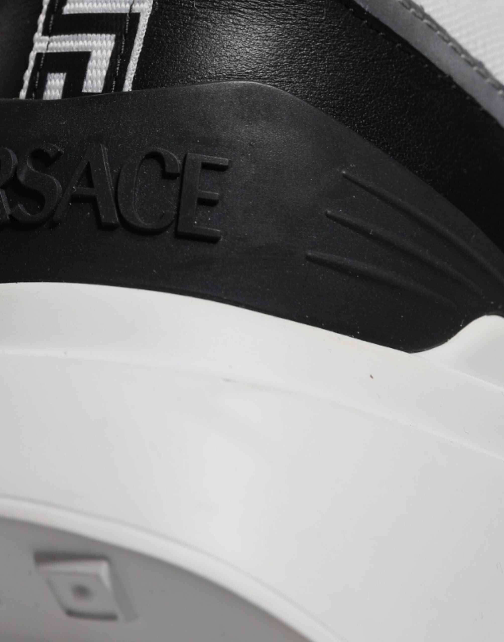 Versace Multicolor Canvas Quad Fabric Medusa Low Top Sneakers Shoes Versace