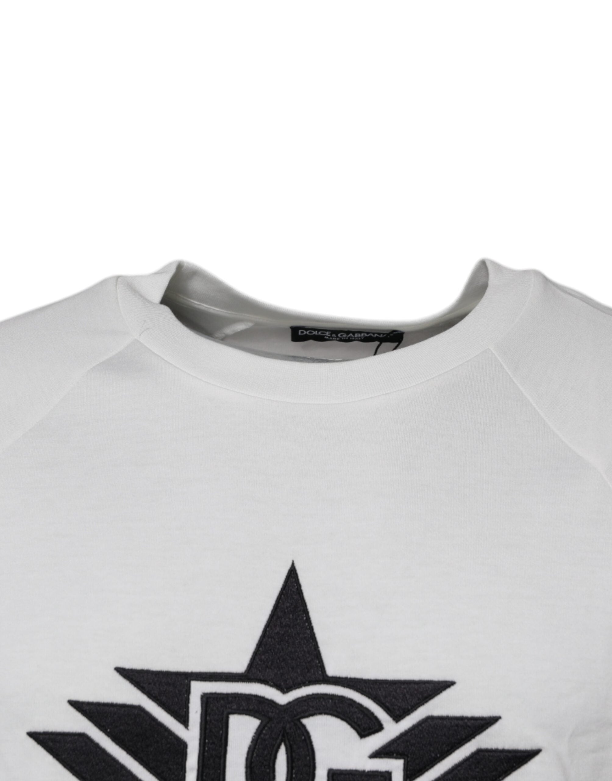 Dolce & Gabbana White DG Sport Crew Neck Short Sleeve T-shirt Dolce & Gabbana