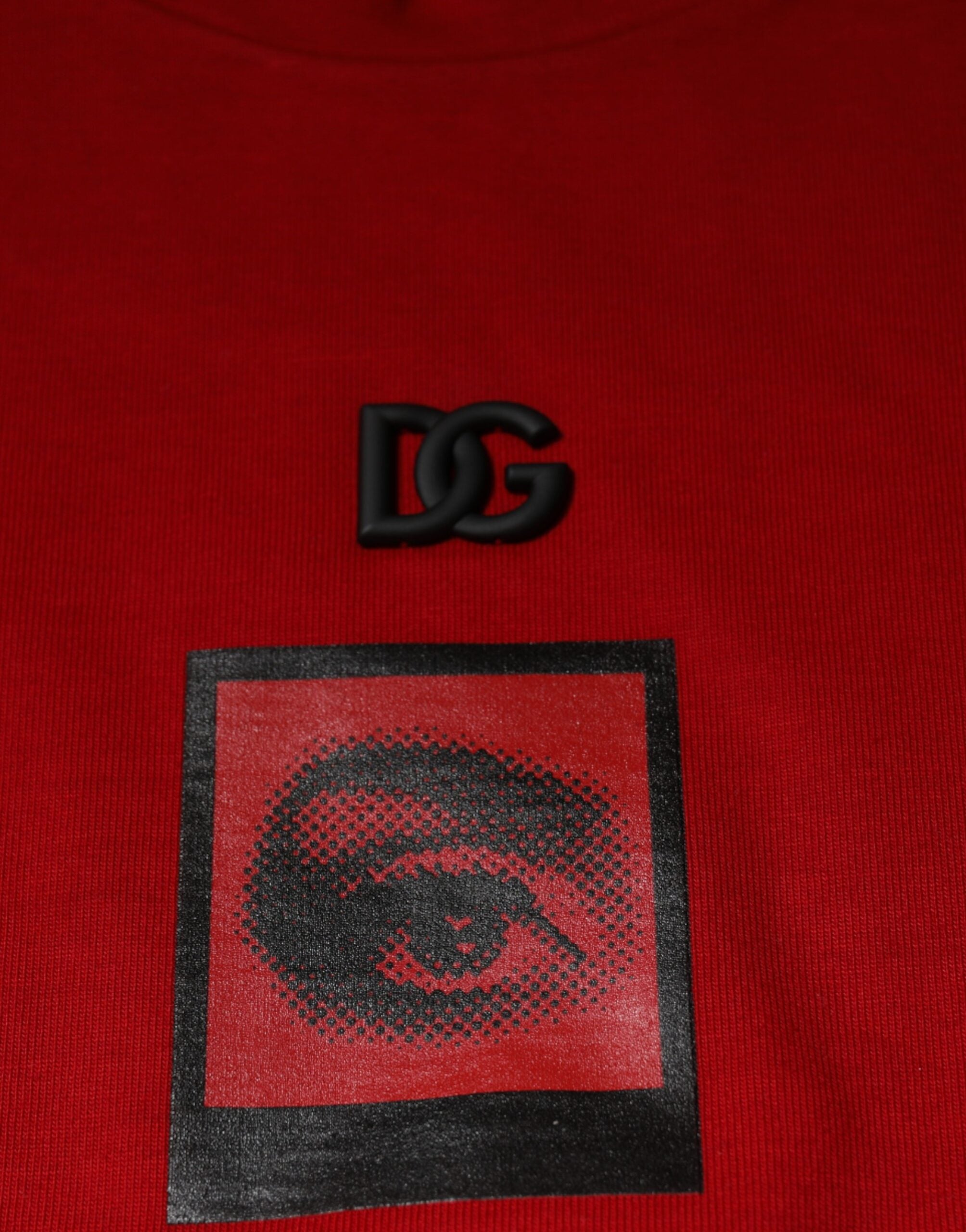 Dolce & Gabbana Red DG Eye Cotton Crew Neck T-shirt Dolce & Gabbana