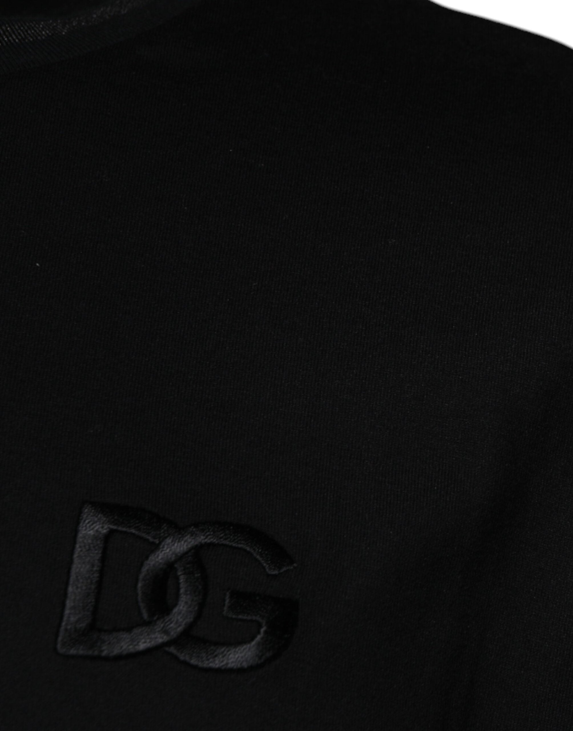 Dolce & Gabbana Black Crew Neck Short Sleeve T-shirt Dolce & Gabbana