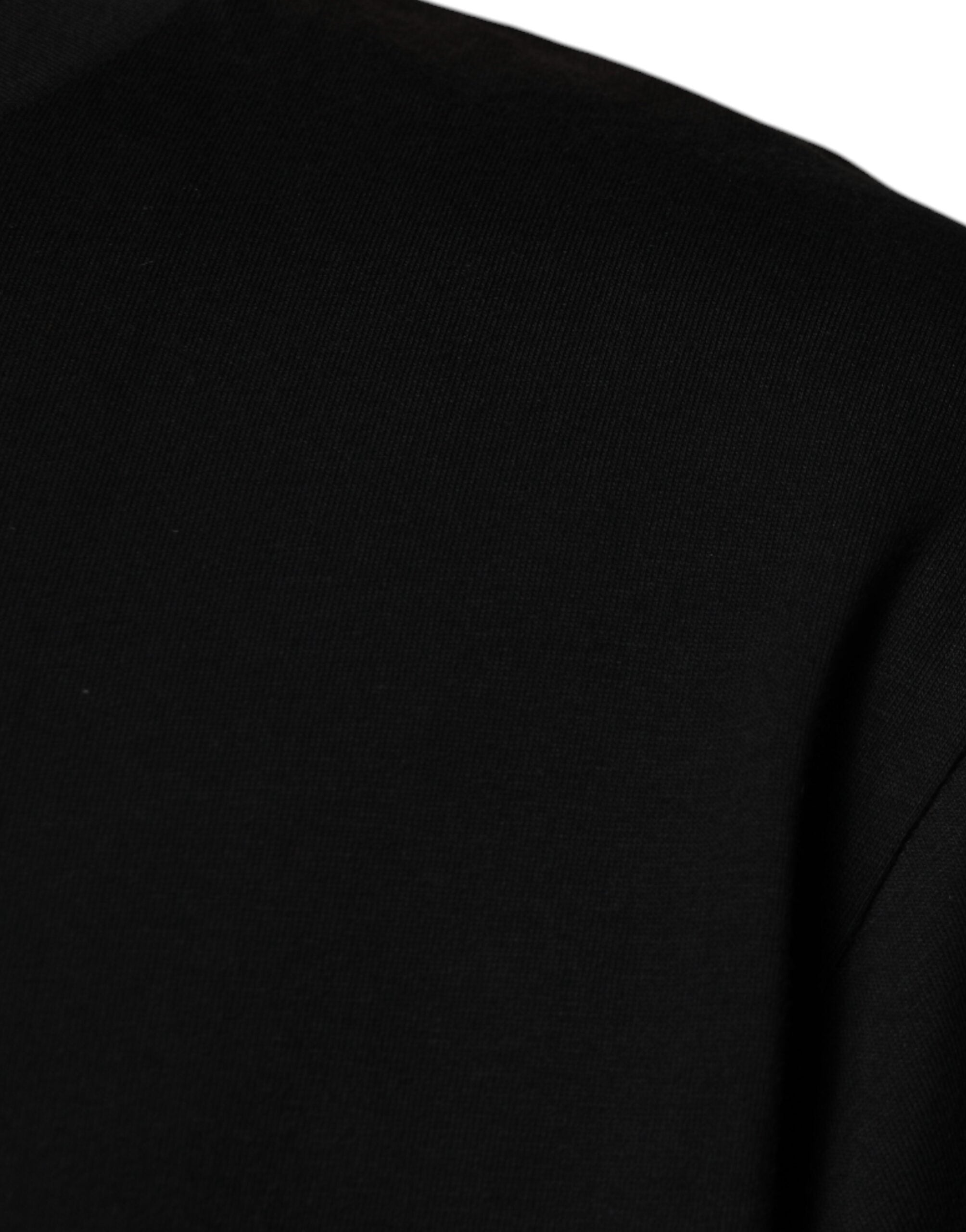 Dolce & Gabbana Black Crew Neck Short Sleeve T-shirt Dolce & Gabbana