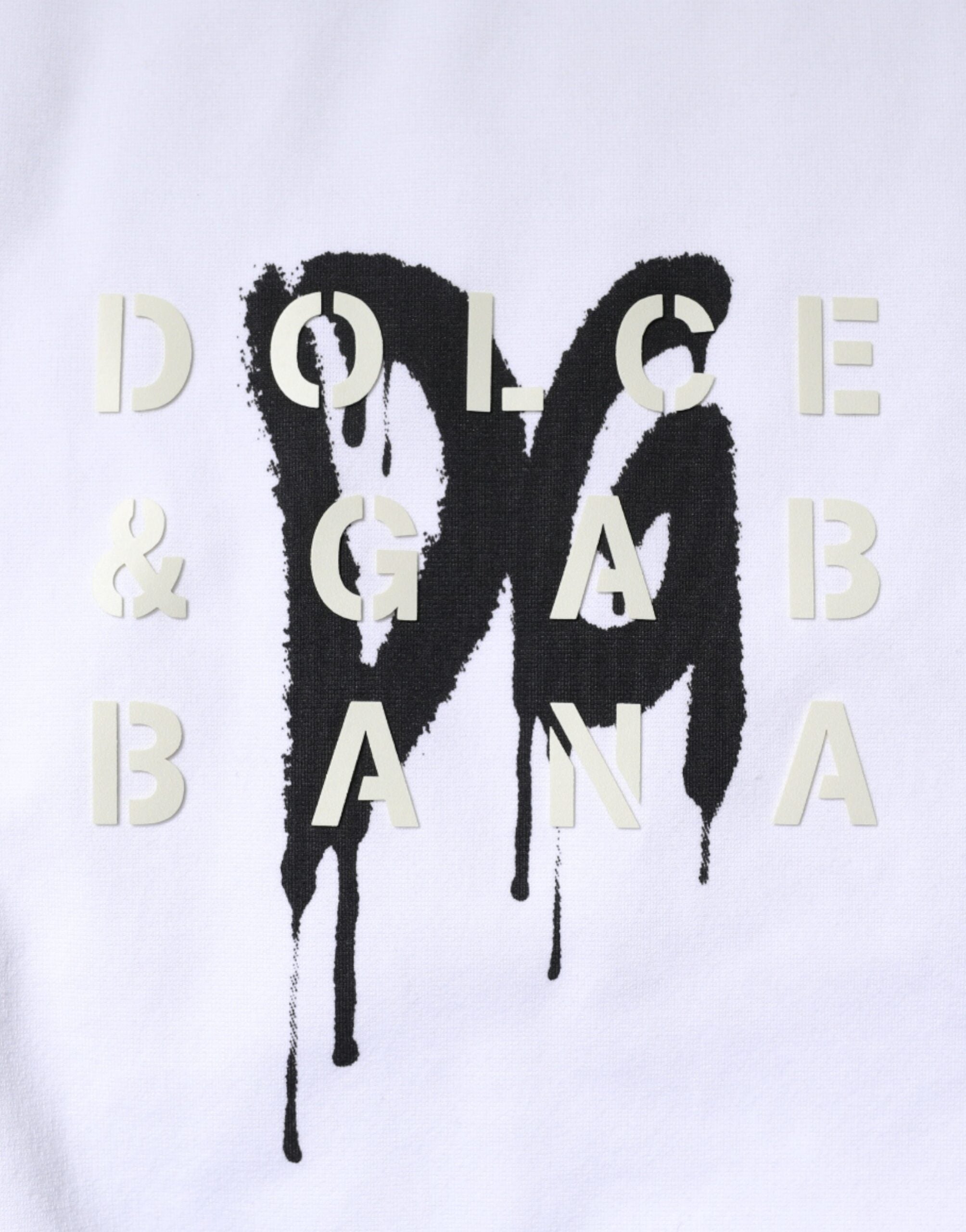 Dolce & Gabbana White DG Logo Cotton Crew Neck T-shirt Dolce & Gabbana