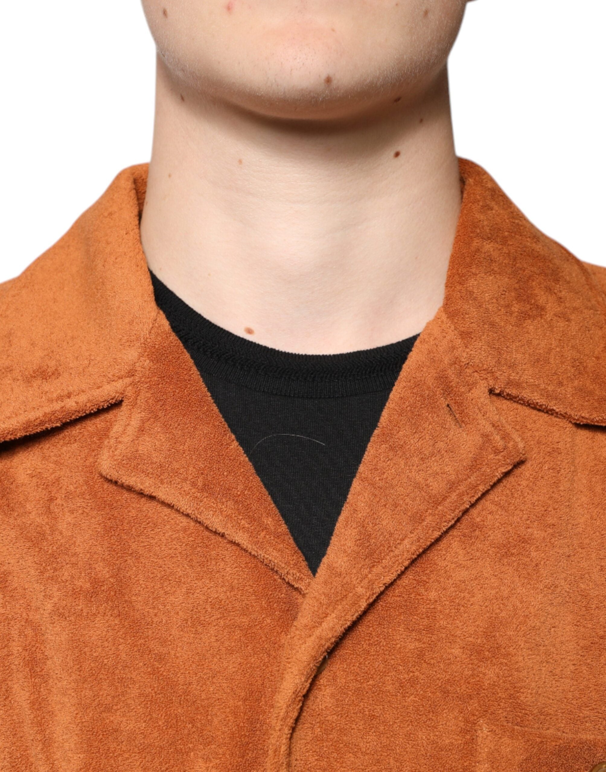 Dolce & Gabbana Hazel Cotton Velvet Button Down Collared Shirt Dolce & Gabbana