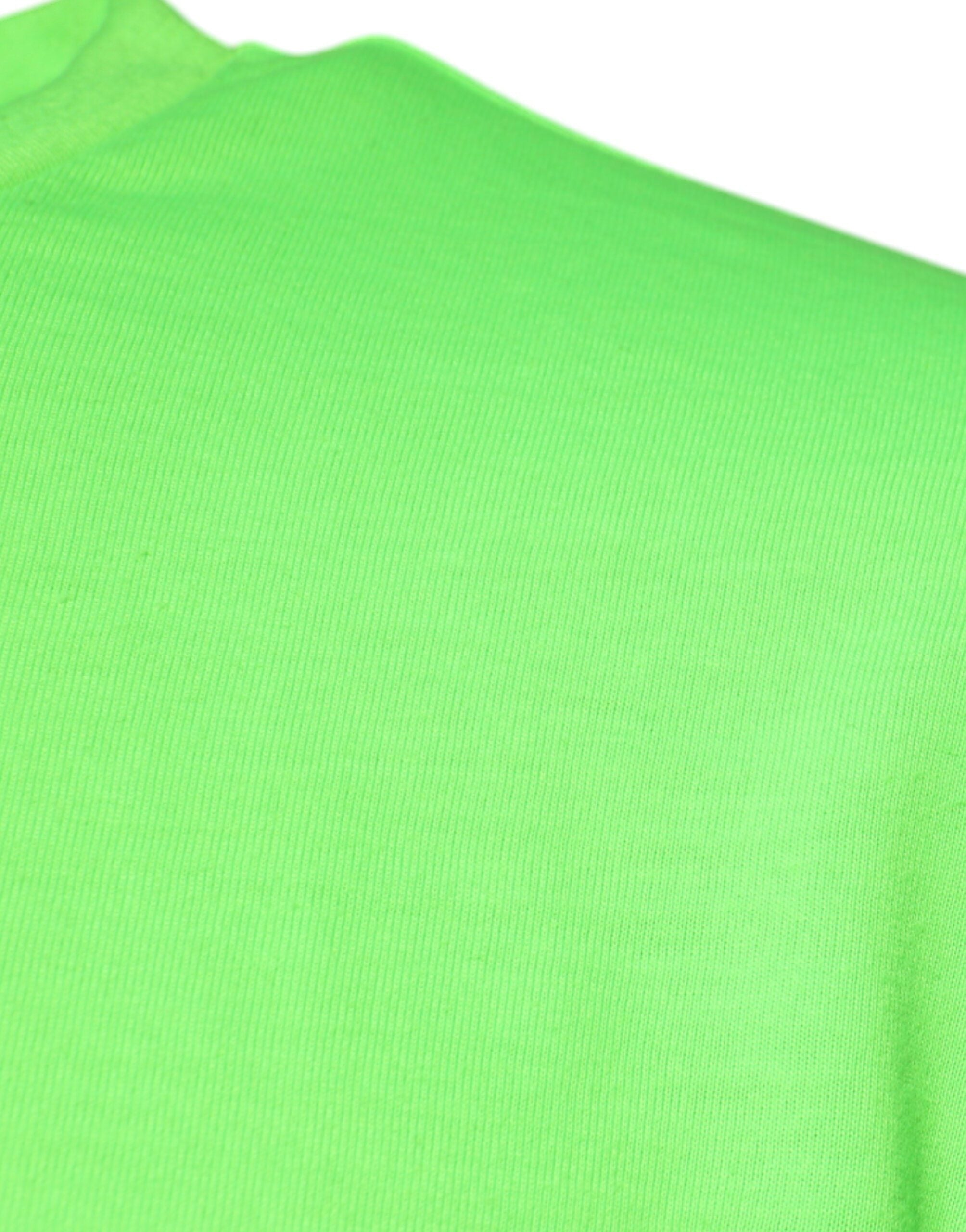 Dolce & Gabbana Green Logo Polyester Crew Neck T-shirt Dolce & Gabbana
