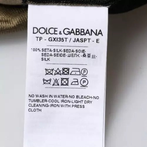 Dolce & Gabbana Multicolor Camouflage Collared Polo T-shirt Dolce & Gabbana