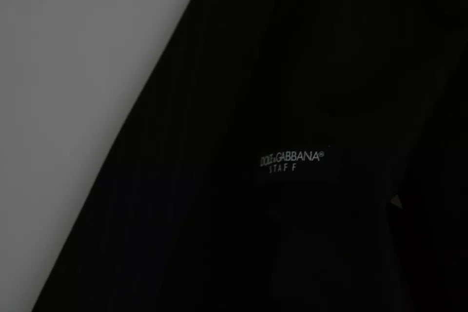 Dolce & Gabbana Black Men Formal STAFF Dress Waistcoat Vest Dolce & Gabbana