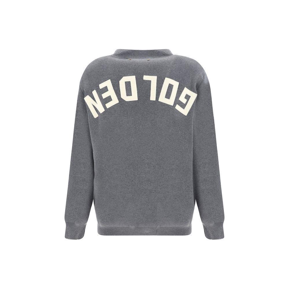 Golden Goose Gray Cotton Cardigan Golden Goose