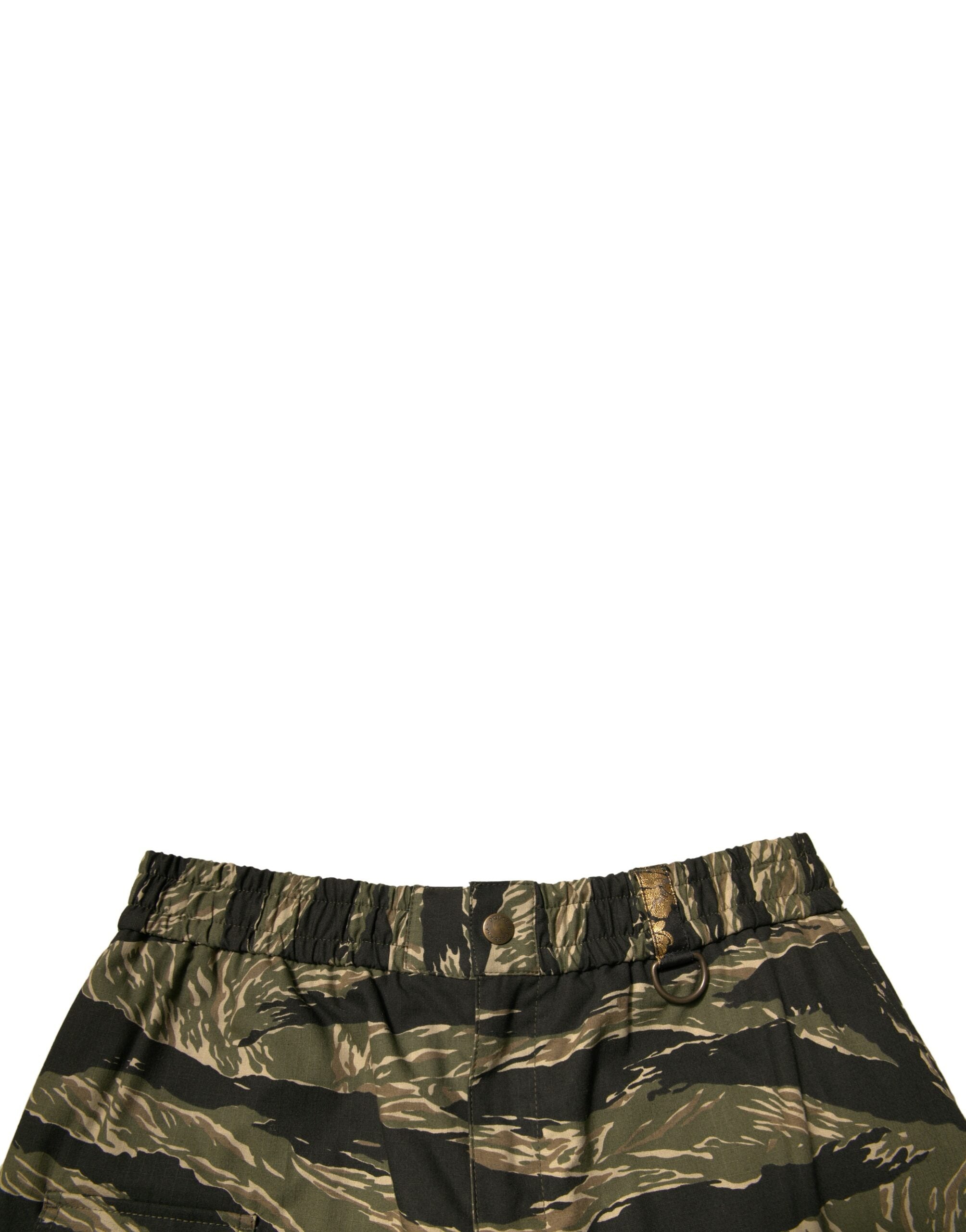 Dolce & Gabbana Black Gold Patterned Cotton Bermuda Shorts Dolce & Gabbana